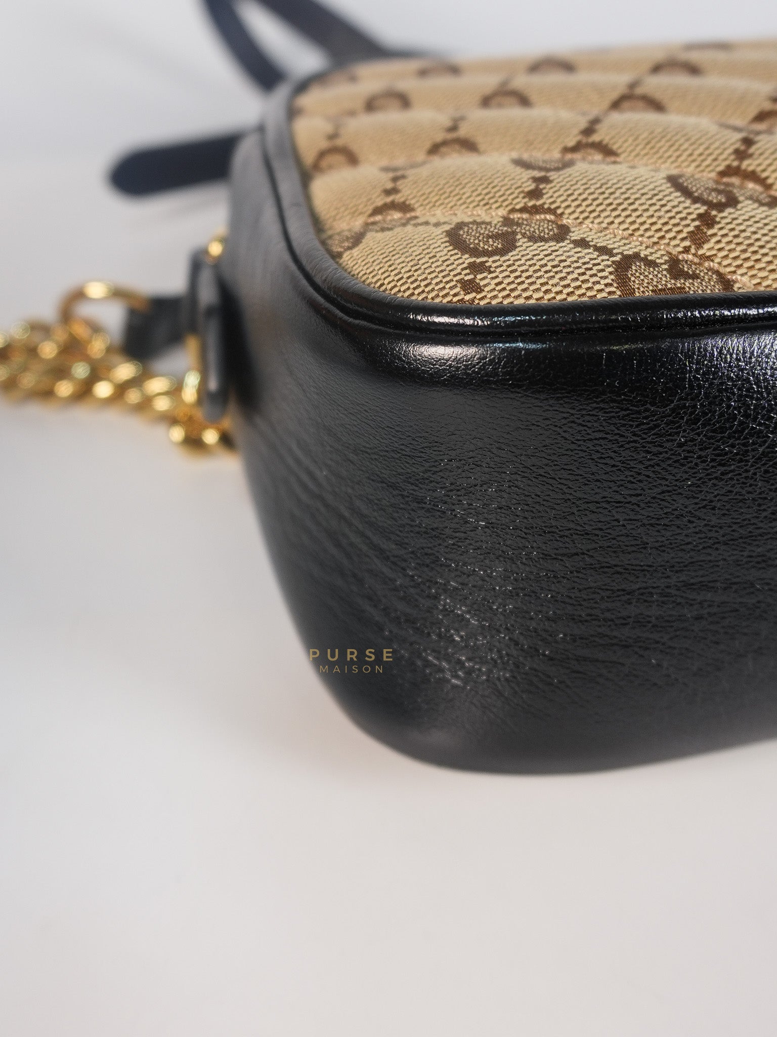 Marmont Small Camera Bag in GG Supreme Canvas | Purse Maison Luxury Bags Shop