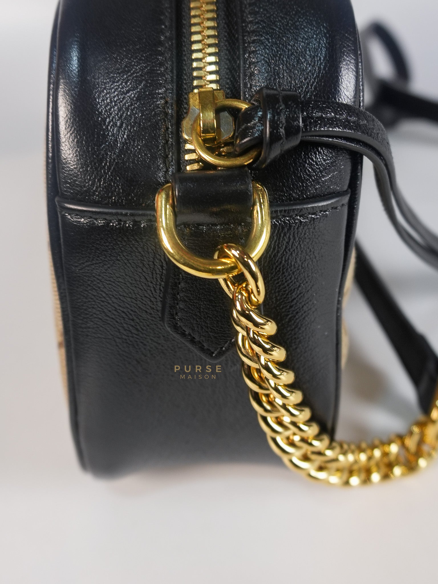 Marmont Small Camera Bag in GG Supreme Canvas | Purse Maison Luxury Bags Shop