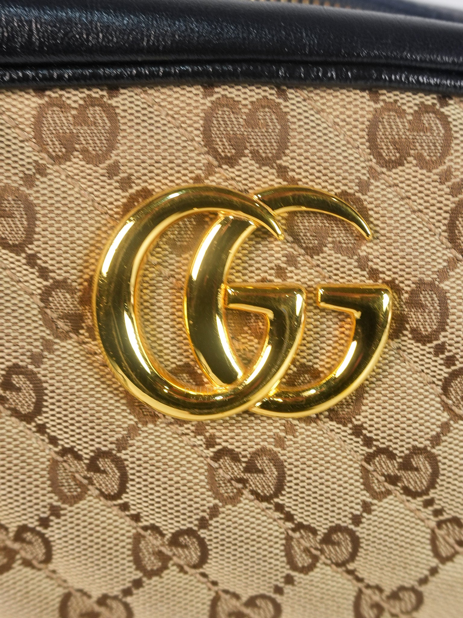 Marmont Small Camera Bag in GG Supreme Canvas | Purse Maison Luxury Bags Shop