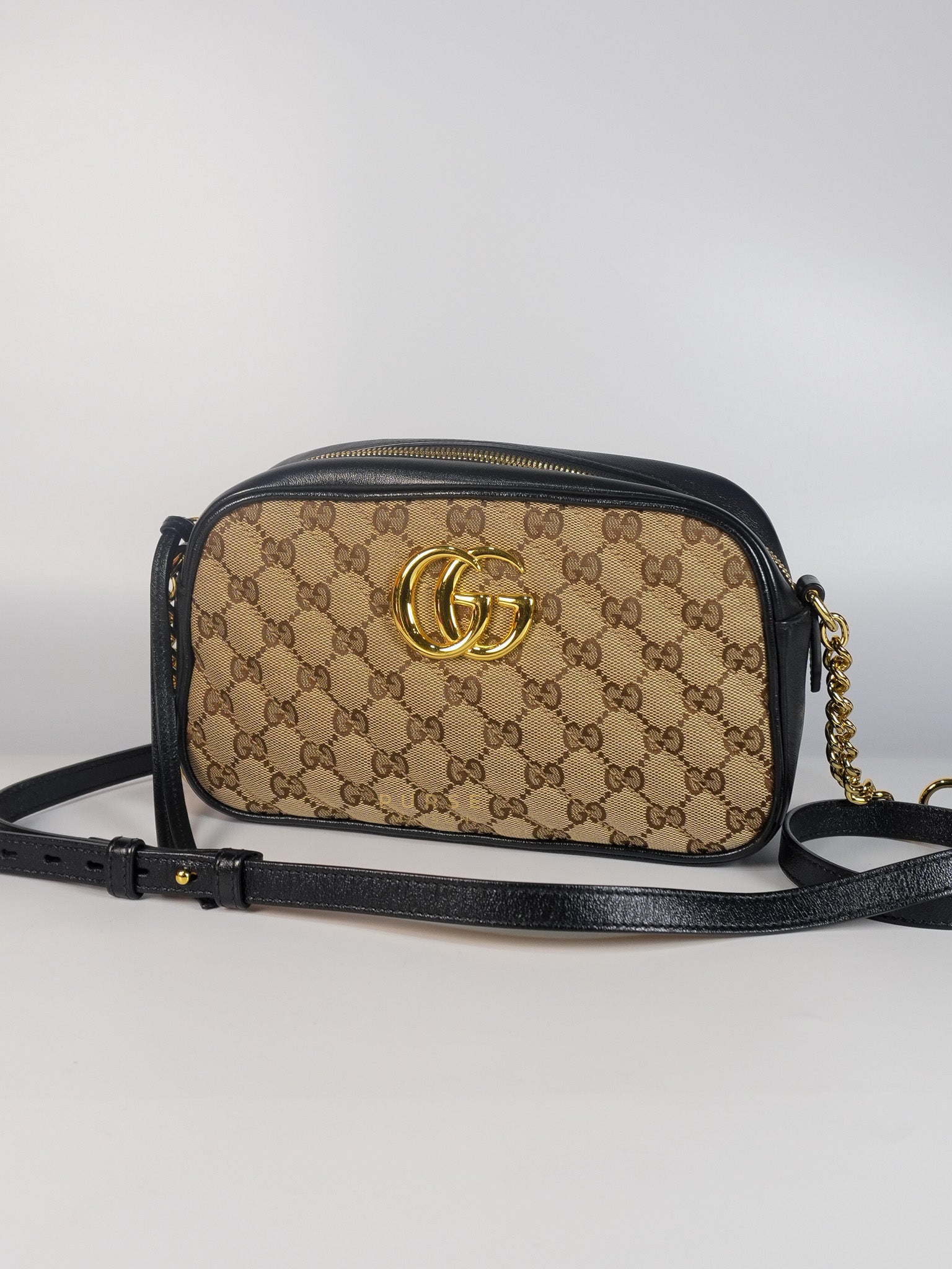 Marmont Small Camera Bag in GG Supreme Canvas | Purse Maison Luxury Bags Shop
