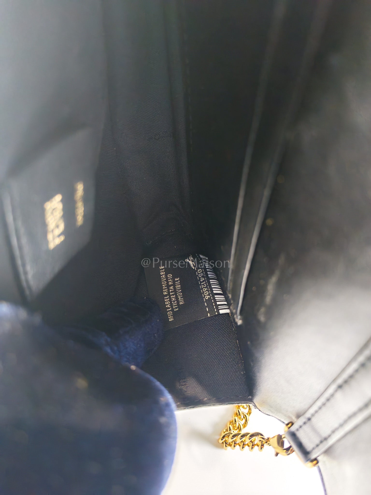 Marron Zucca F Convertible Belt Bag in Black With Chain | Purse Maison Luxury Bags Shop