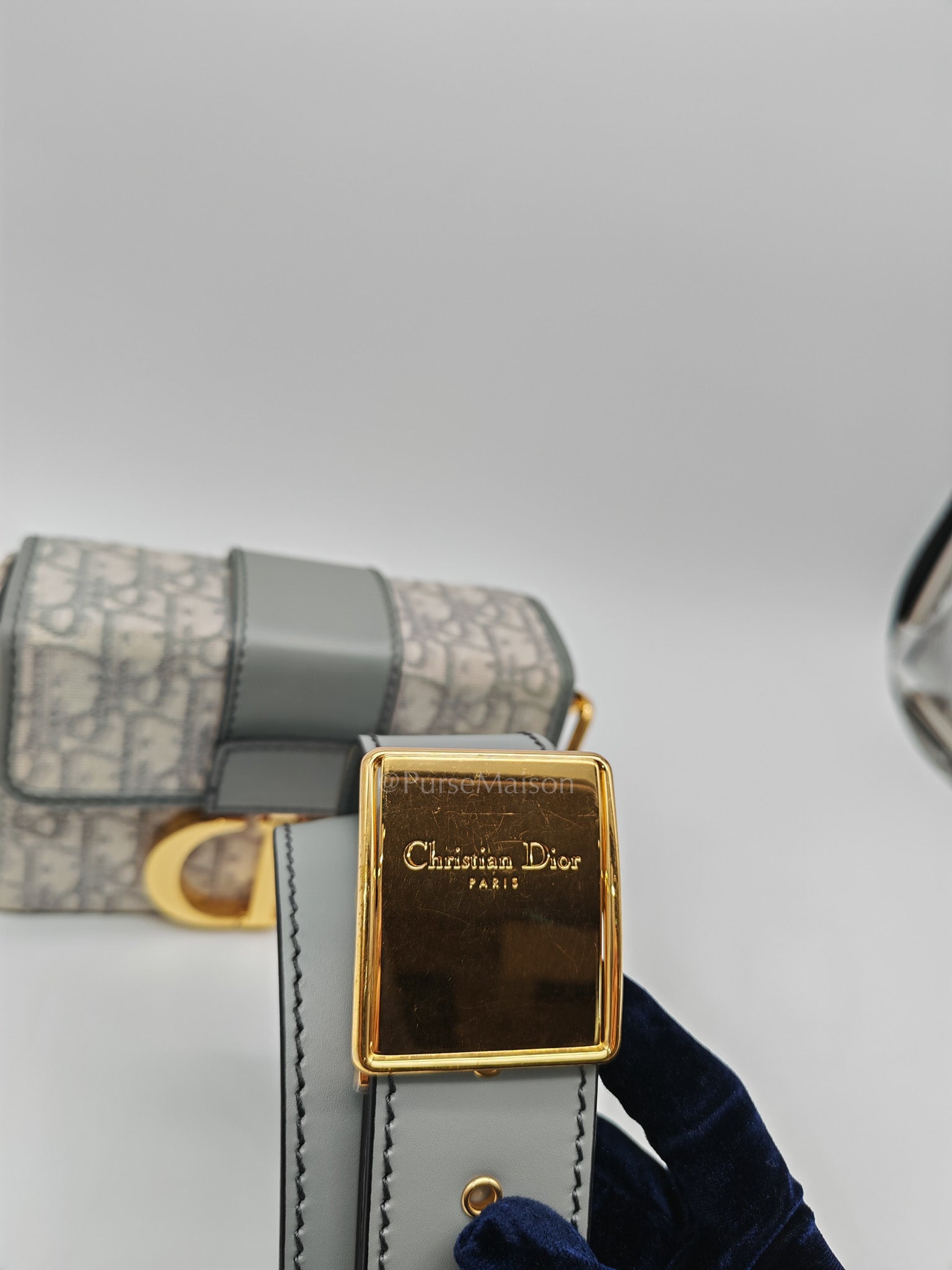 Dior 30 montaigne box bag oblique jacquard