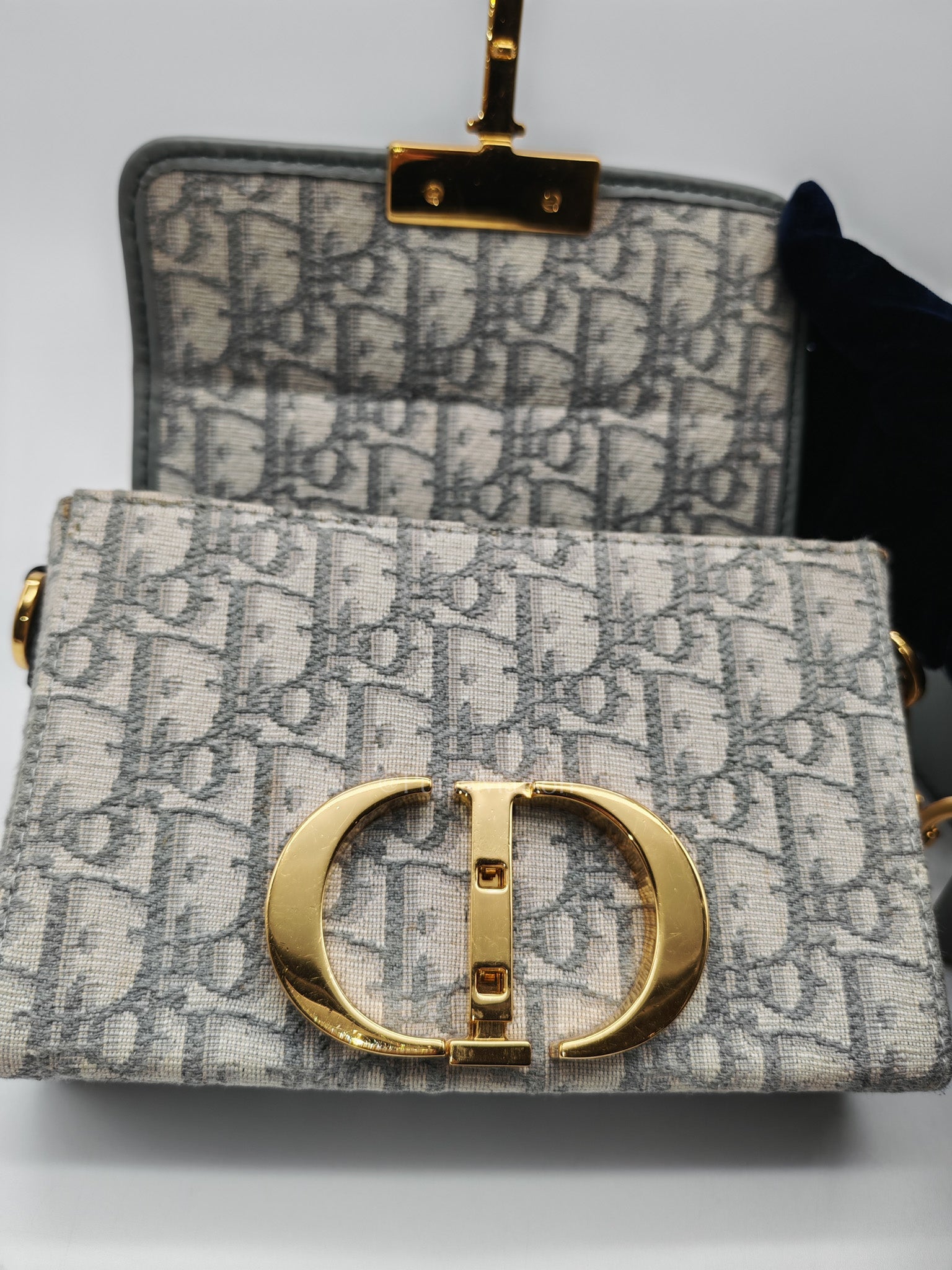Dior 30 montaigne box bag oblique jacquard