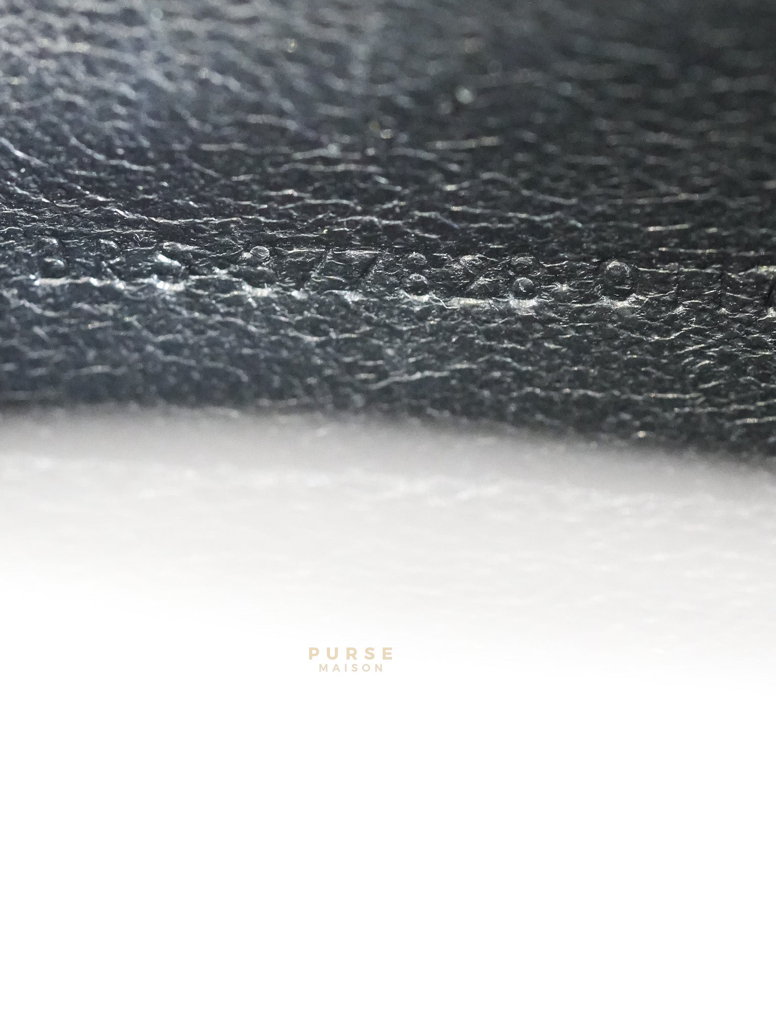 Matelasse Gray Medium Grained de Poudre Wallet on Chain | Purse Maison Luxury Bags Shop