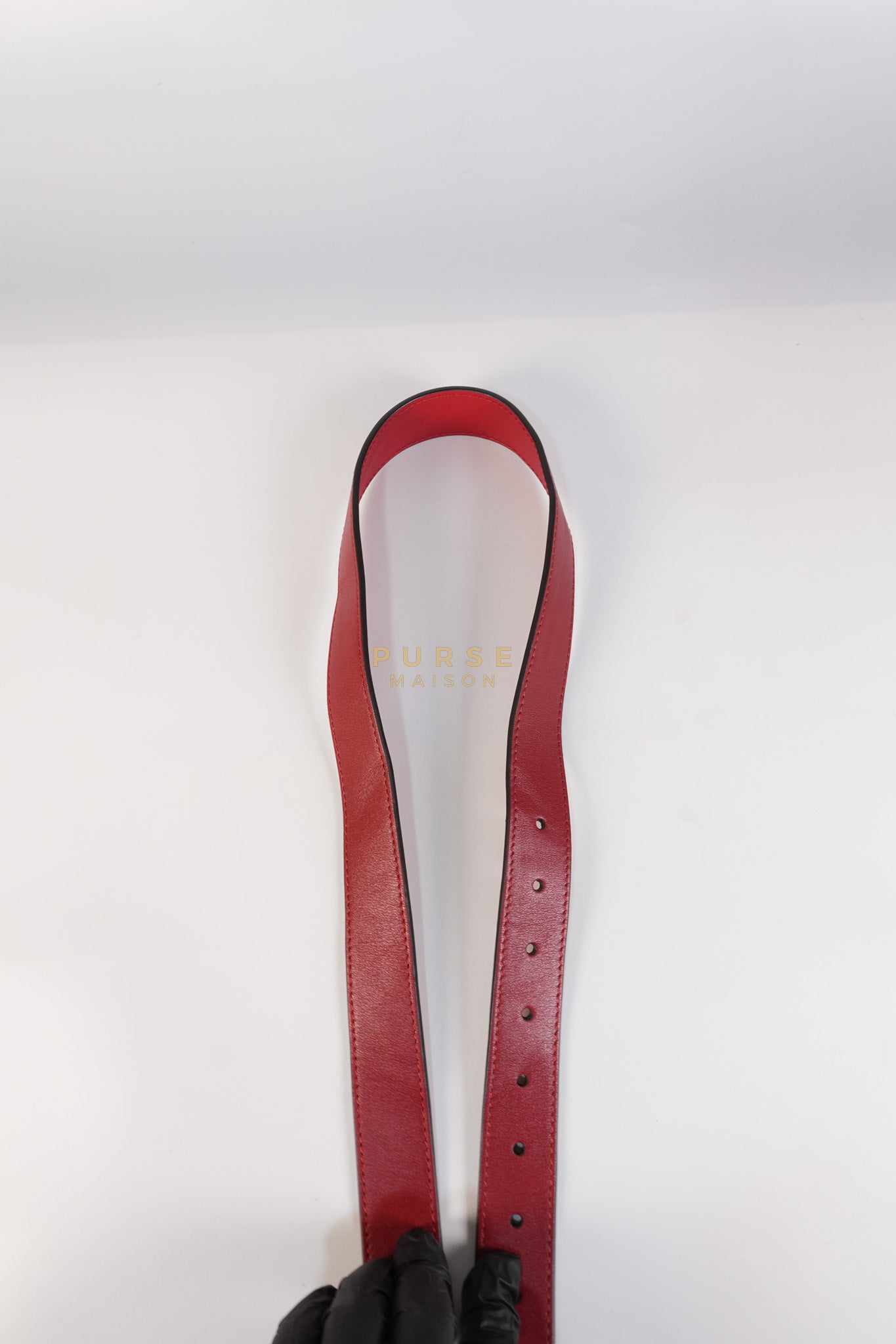 Matelasse Red Marmont Belt Bag | Purse Maison Luxury Bags Shop