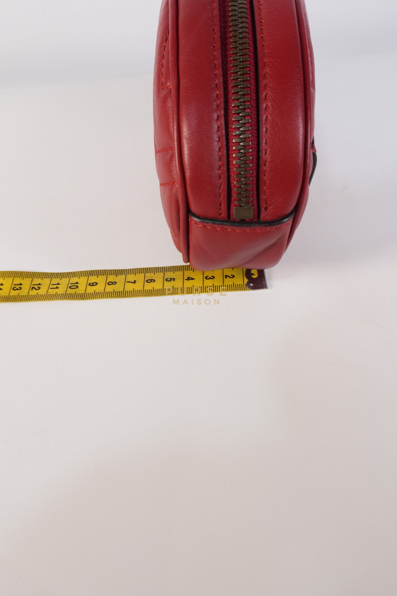 Matelasse Red Marmont Belt Bag | Purse Maison Luxury Bags Shop