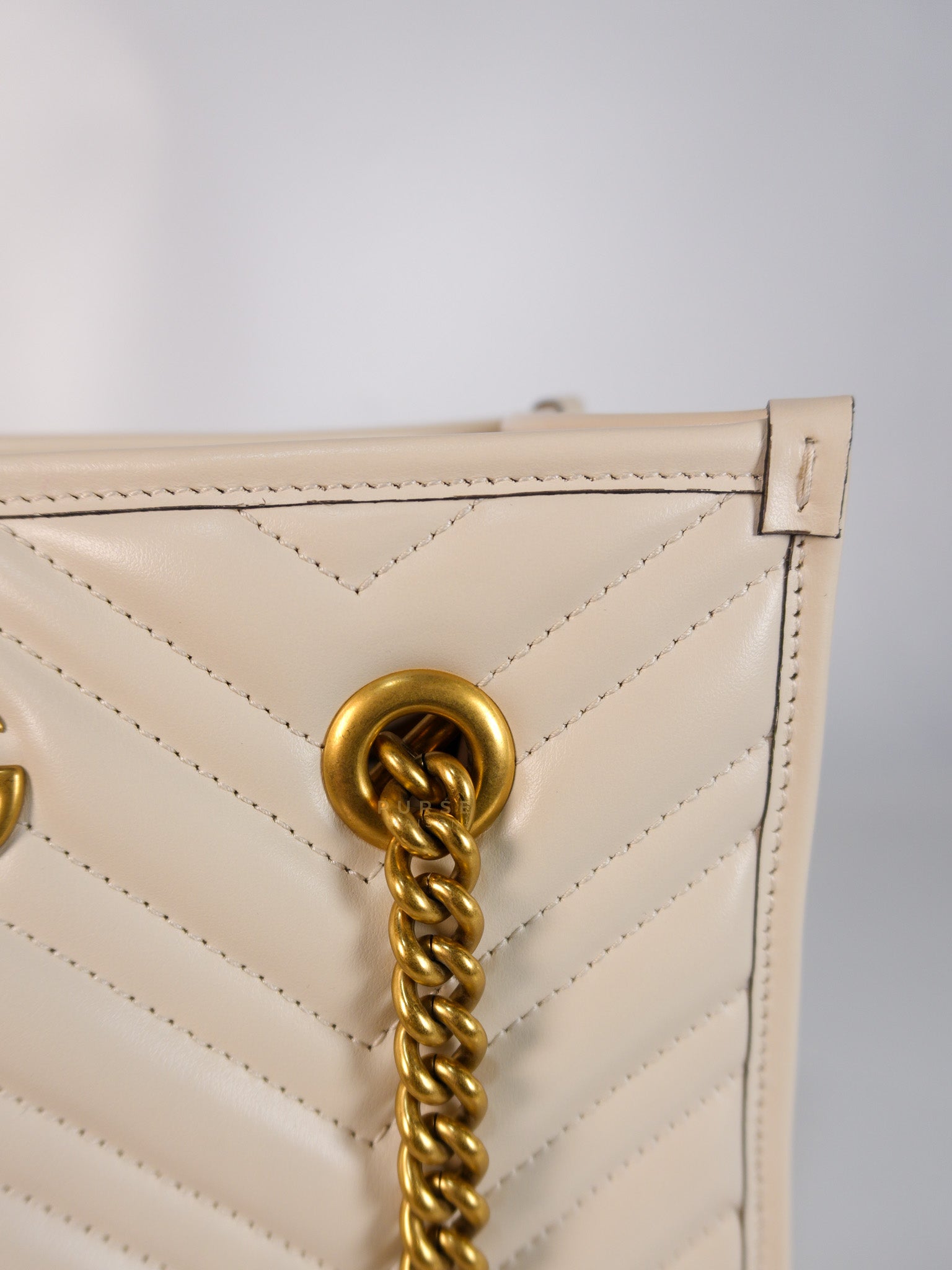 Matelasse Small Marmont Quilted Leather Tote Bag | Purse Maison Luxury Bags Shop