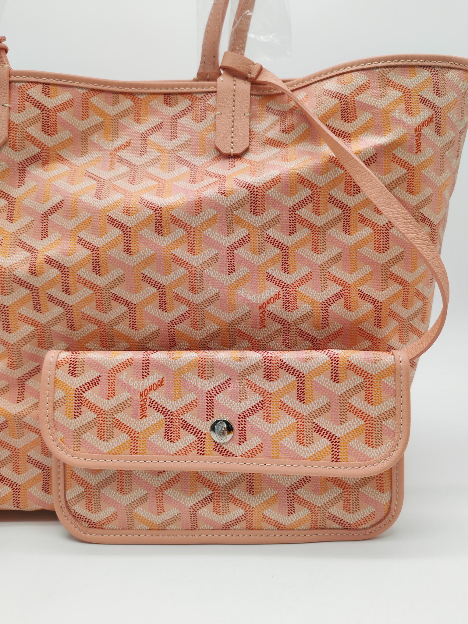 Goyard saint louis tote powder pink