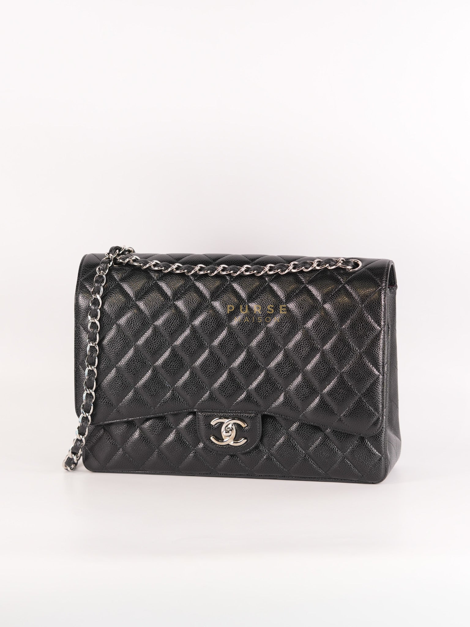 Maxi Black Silver Series 23 | Purse Maison Luxury Bags Shop
