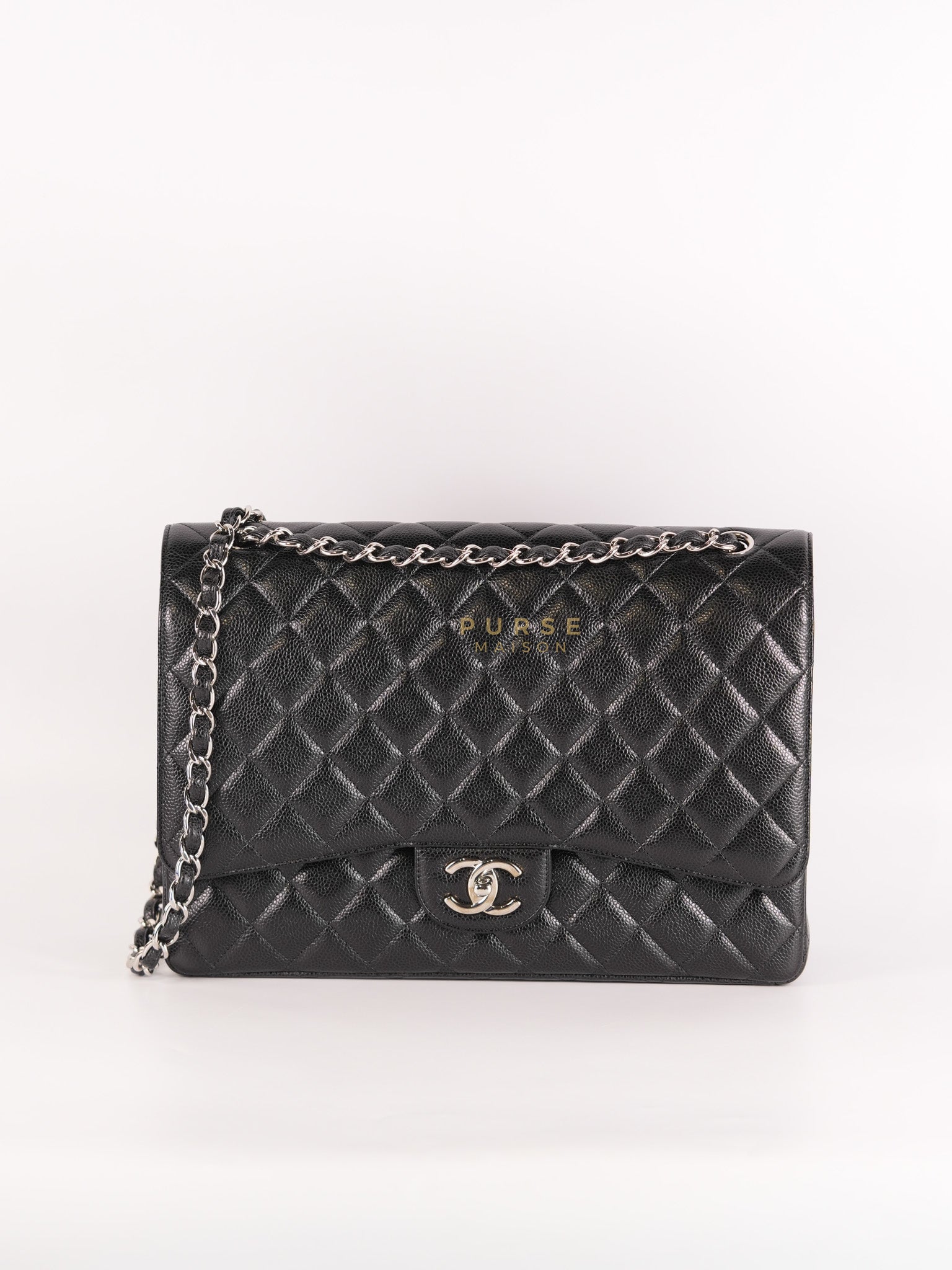 Maxi Black Silver Series 23 | Purse Maison Luxury Bags Shop