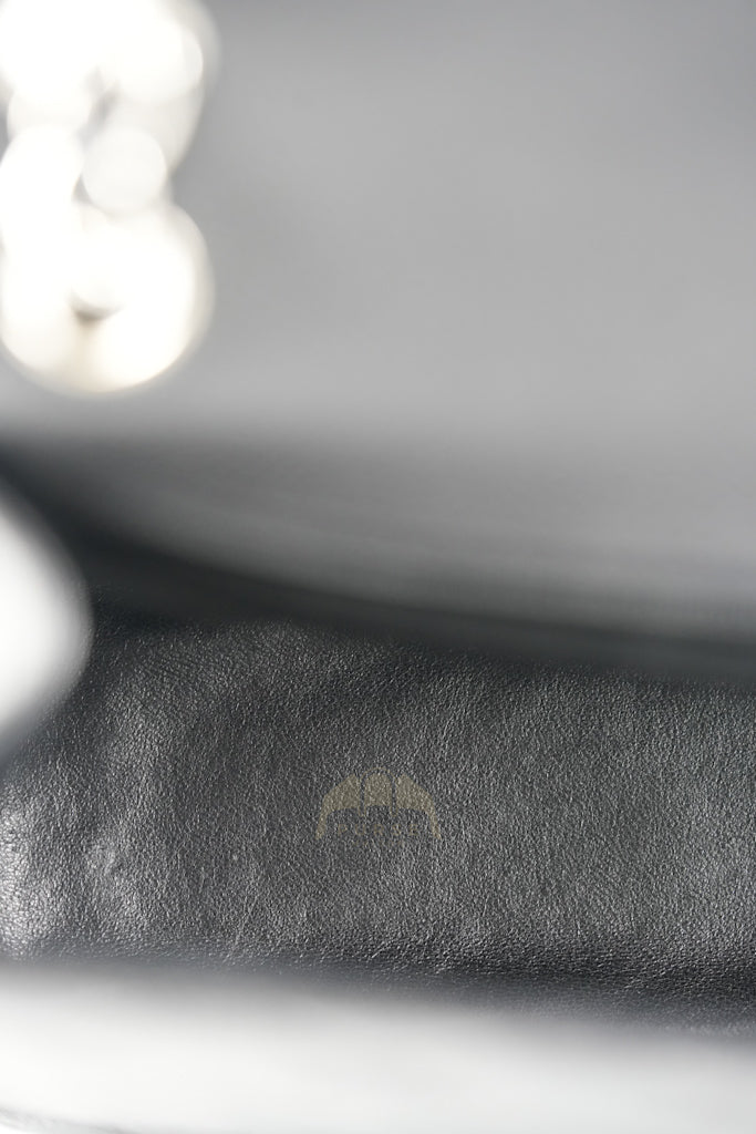 Maxi Single Flap in Black Quilted Caviar Leather and Silver Hardware Series 13 | Purse Maison Luxury Bags Shop