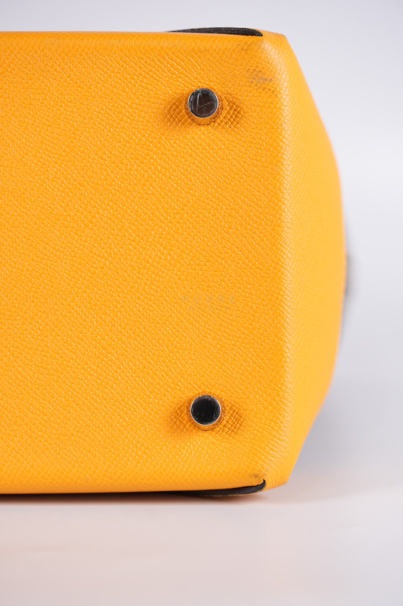 Maxibox Cabas 30 Origan Evercolor and Moutarde Epsom Dual Color Palladium Hardware Handbag Stamp X (2016) | Purse Maison Luxury Bags Shop