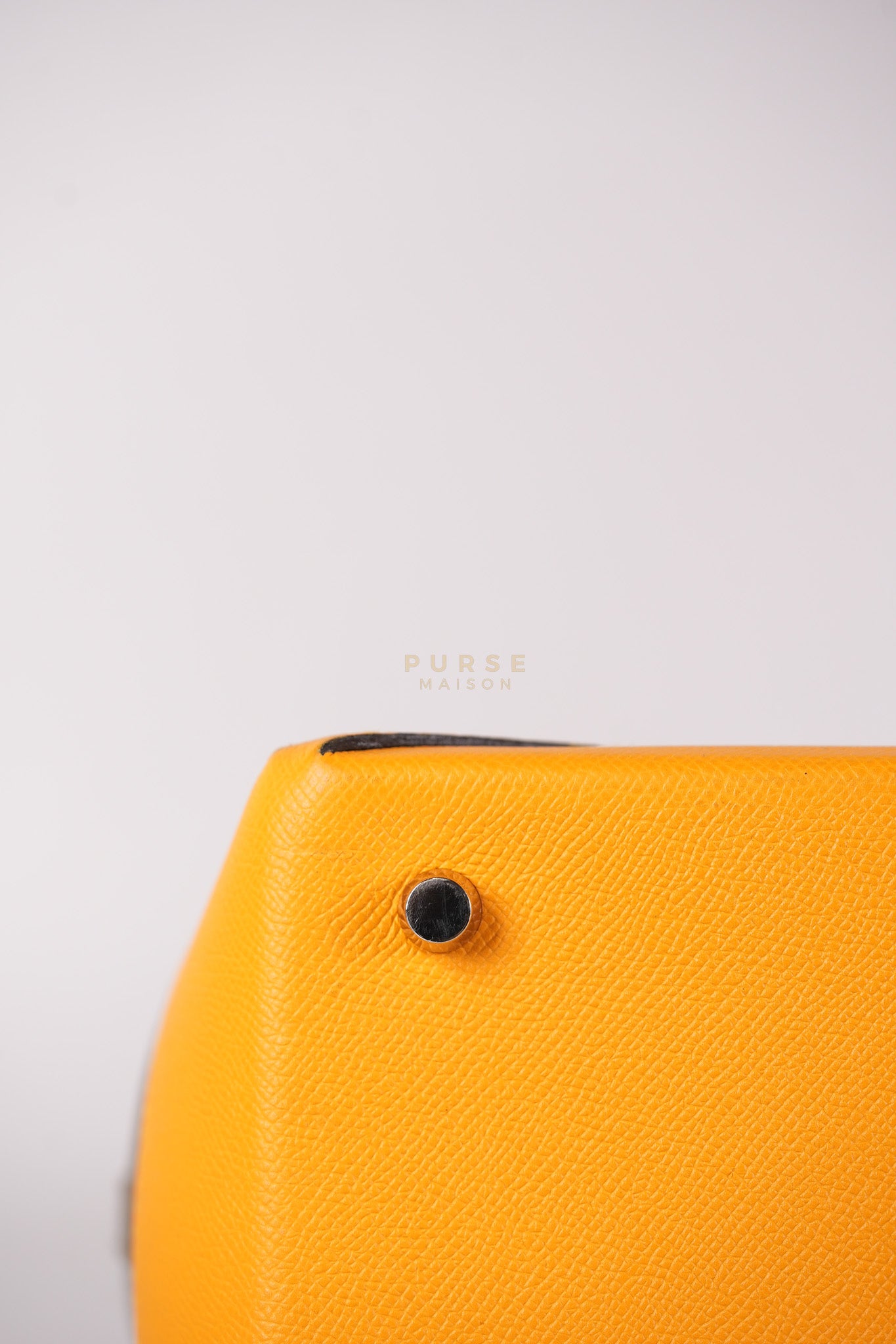 Maxibox Cabas 30 Origan Evercolor and Moutarde Epsom Dual Color Palladium Hardware Handbag Stamp X (2016) | Purse Maison Luxury Bags Shop