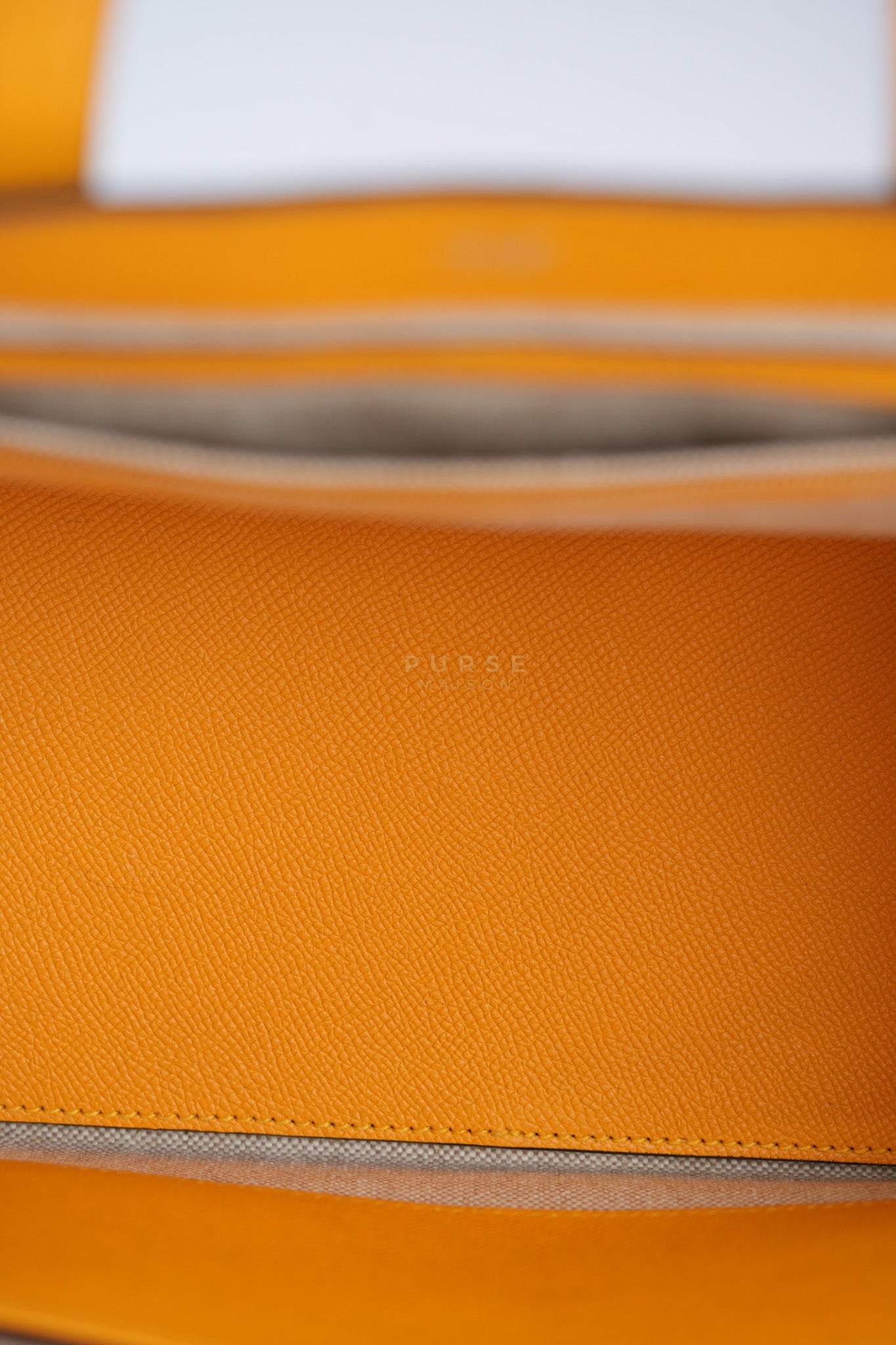 Maxibox Cabas 30 Origan Evercolor and Moutarde Epsom Dual Color Palladium Hardware Handbag Stamp X (2016) | Purse Maison Luxury Bags Shop
