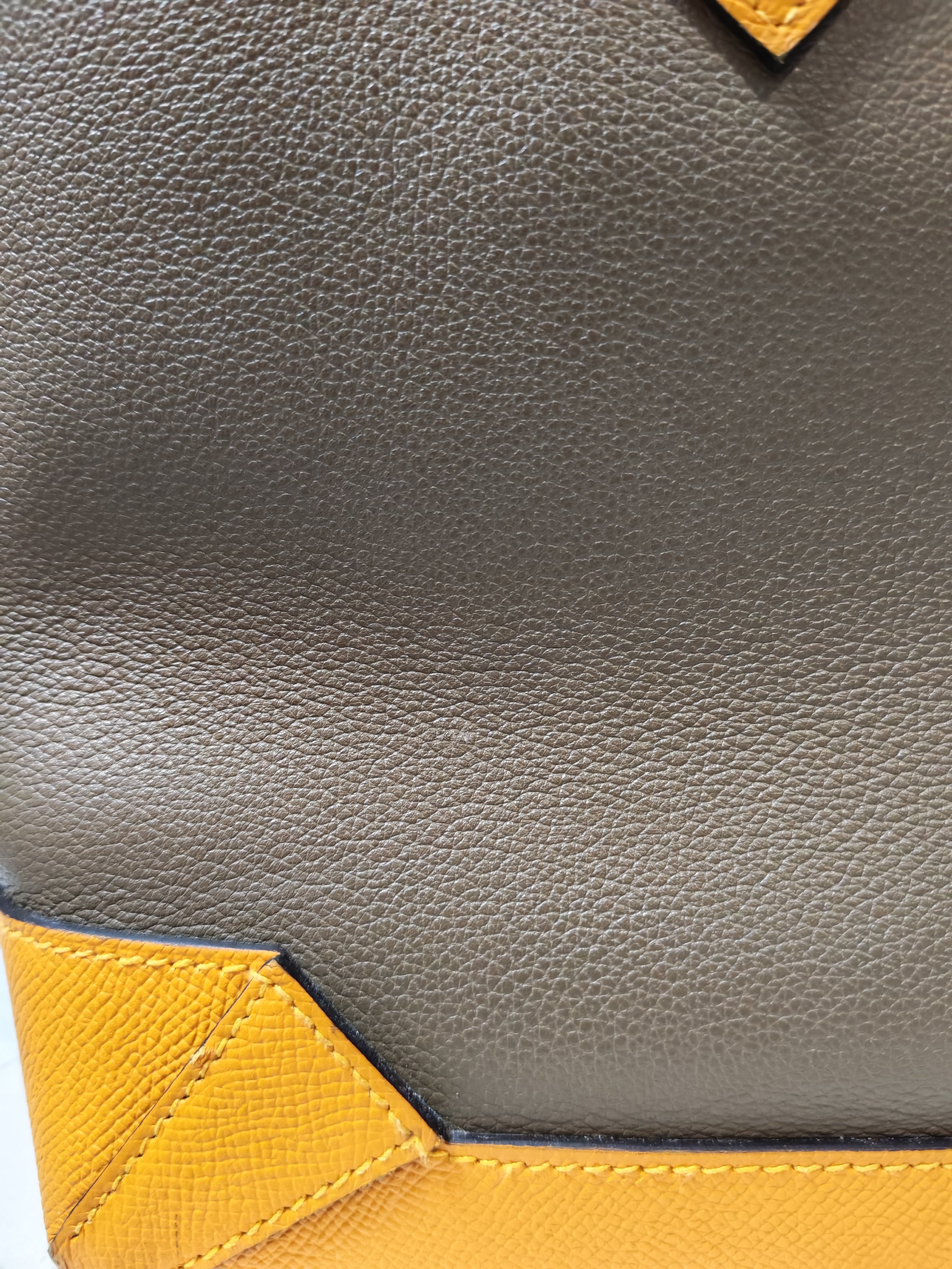 Maxibox Cabas 30 Origan Evercolor and Moutarde Epsom Dual Color Palladium Hardware Handbag Stamp X (2016) | Purse Maison Luxury Bags Shop