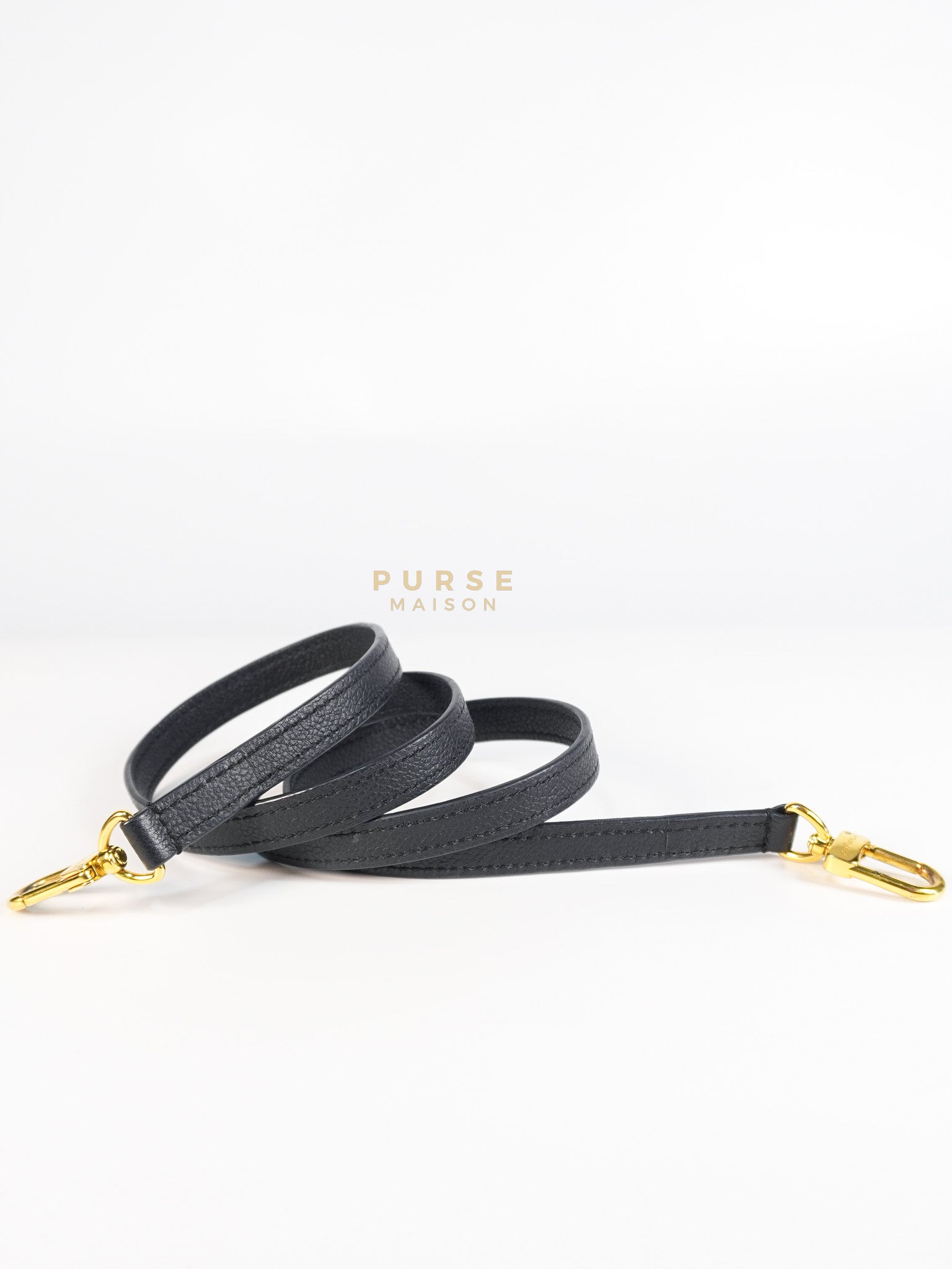 Mazarine PM Bag in Black Monogram Empreinte Leather & Gold Hardware (Date Code: DU2166) | Purse Maison Luxury Bags Shop