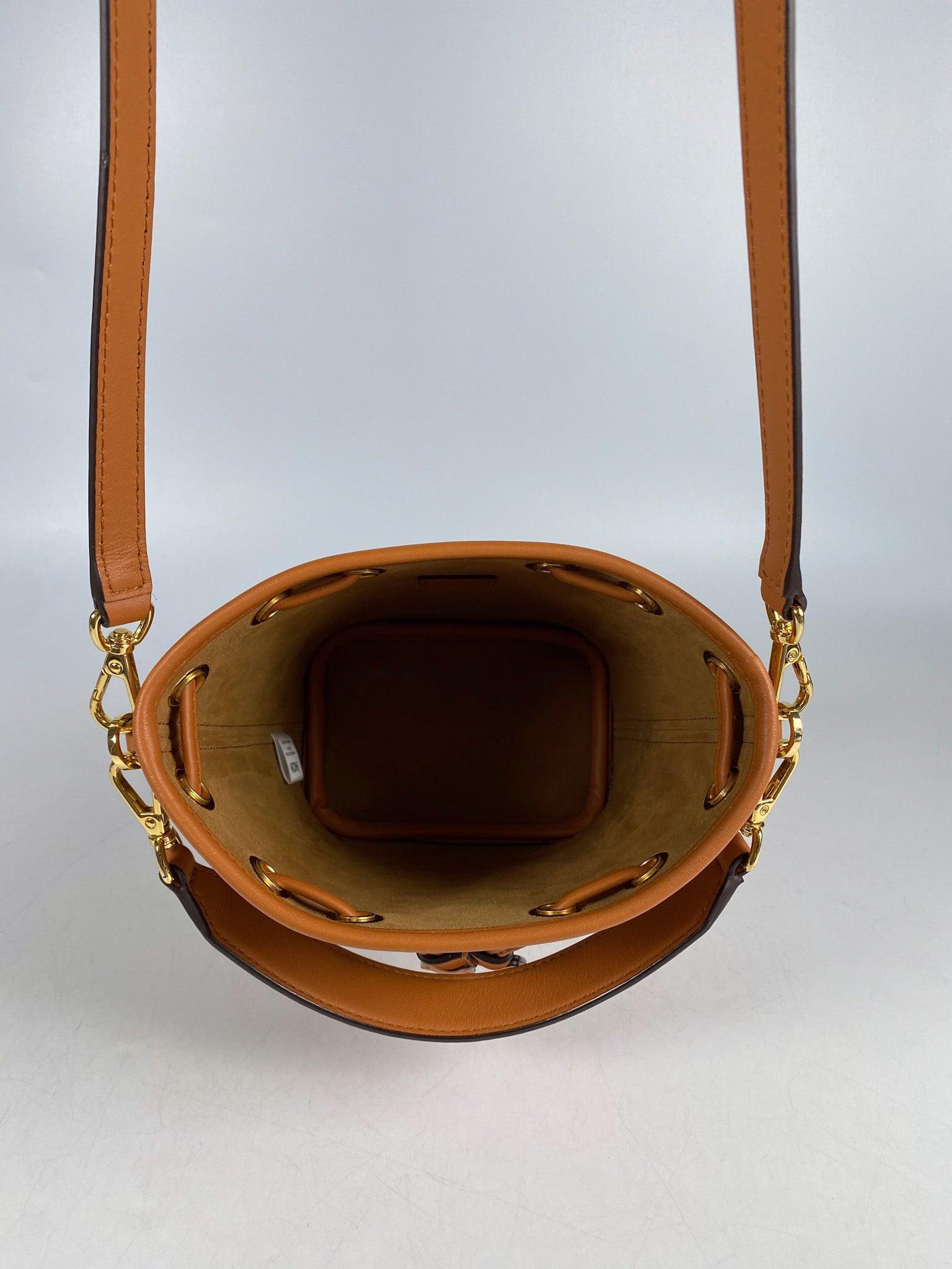 MCM Dessau Visetos Bucket Bag