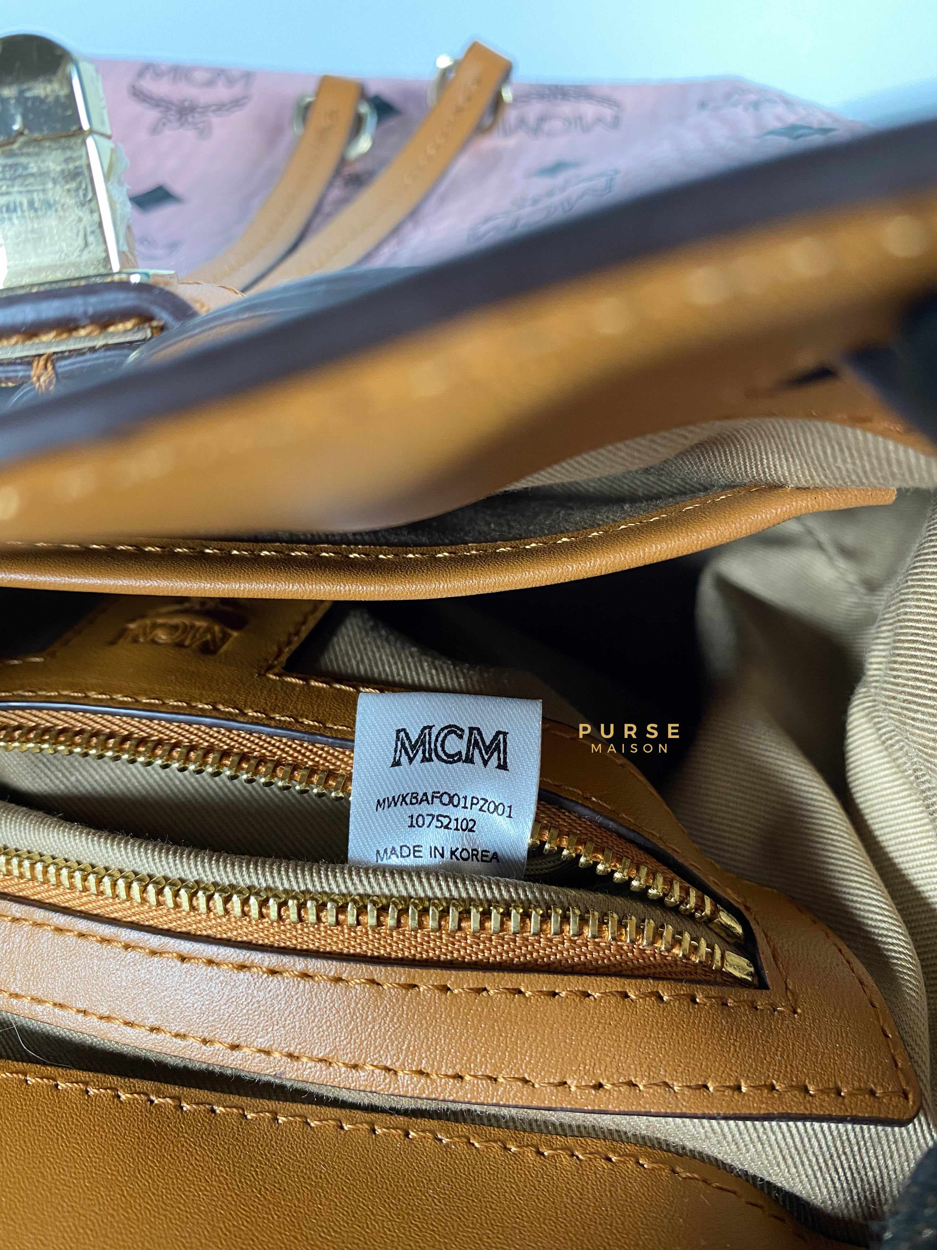 Mcm bag made online in korea