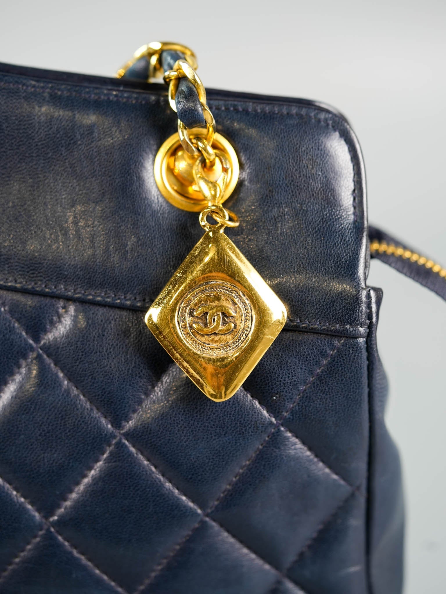 Medallion Chain Matelasse Lambskin Tote Series 1 | Purse Maison Luxury Bags Shop