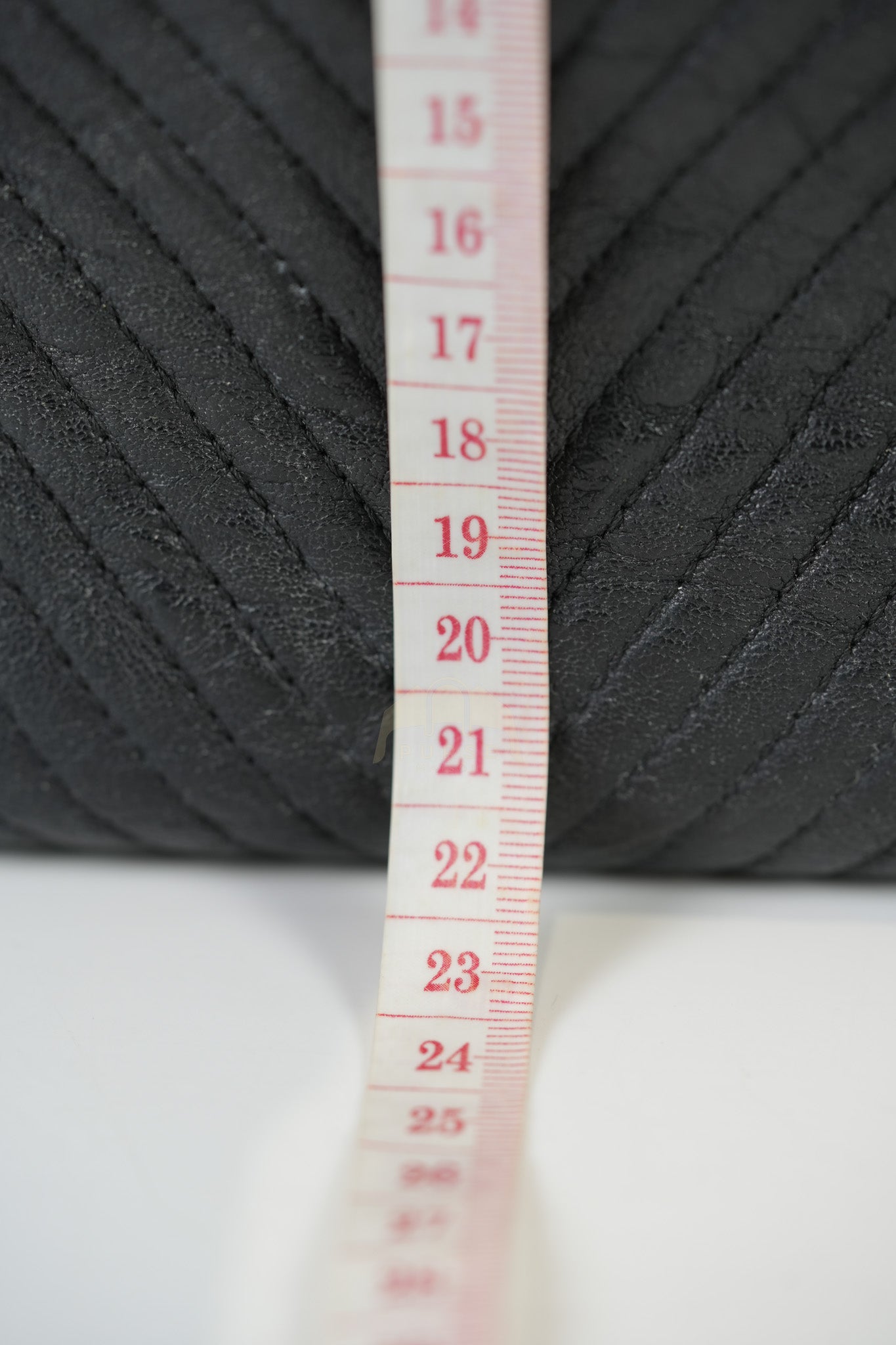 Medallion Charm Tote Bag in Black Chevron Lambskin Leather & Gold Hardware Series 21 | Purse Maison Luxury Bags Shop