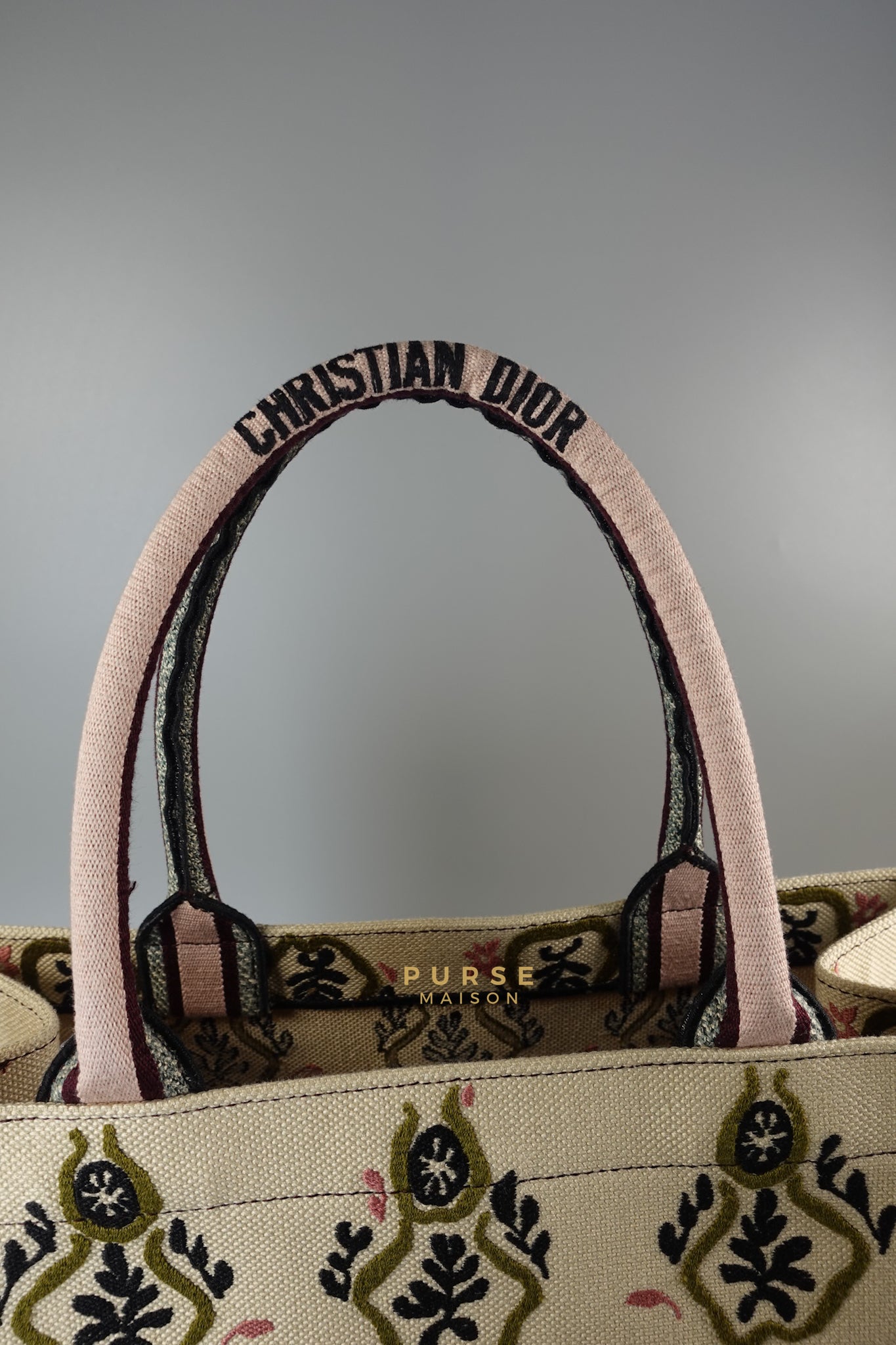 Medium Booktote Pre-Fall 2019 Embroidered Canvas | Purse Maison Luxury Bags Shop