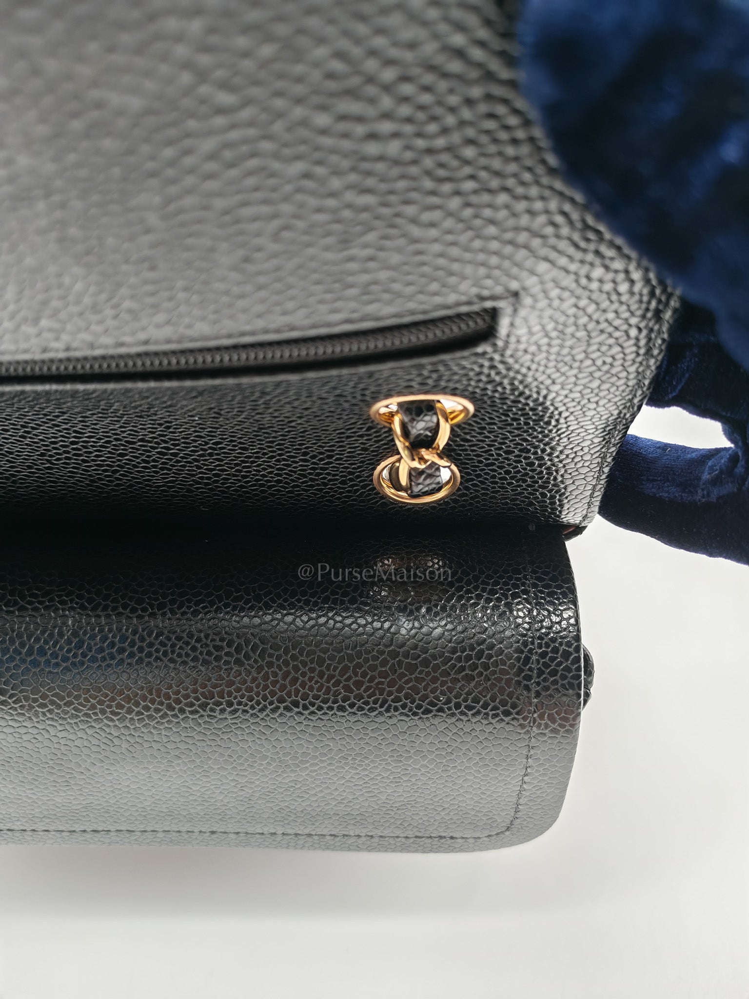 Medium Classic Double Flap Caviar GHW Microchip Unused Year 2022 K860XGCK