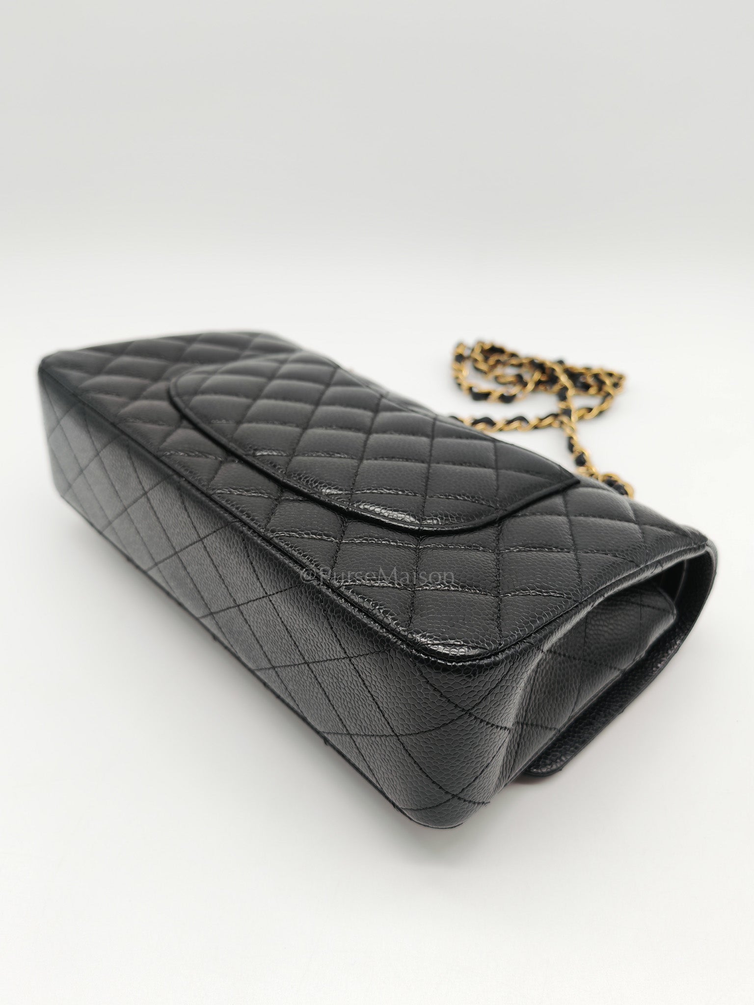 Medium Classic Double Flap Caviar GHW Microchip Unused Year 2022 K860XGCK