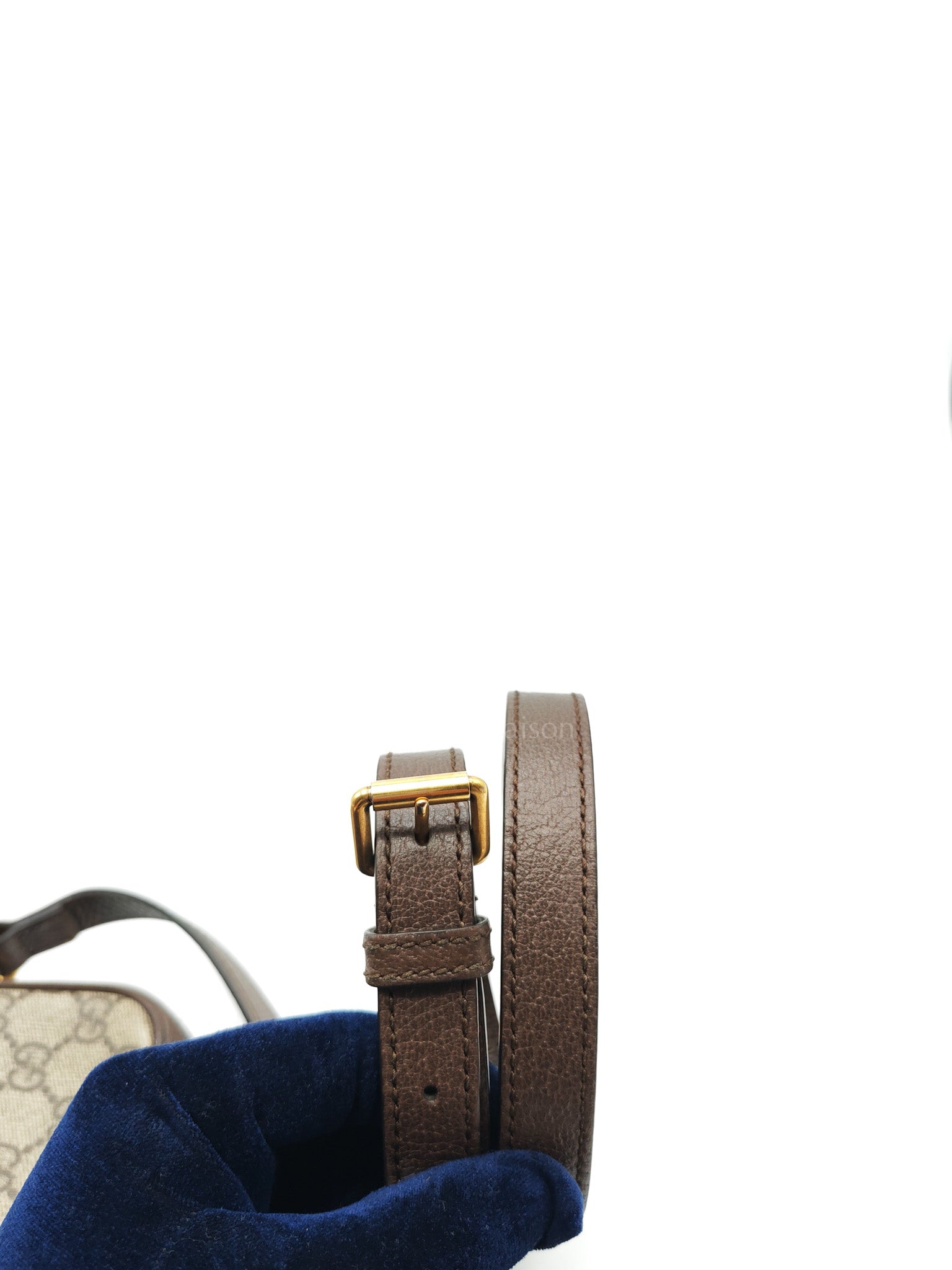 Ophidia Messenger Bag Small in GG Supreme Canvas & Gold Hardware