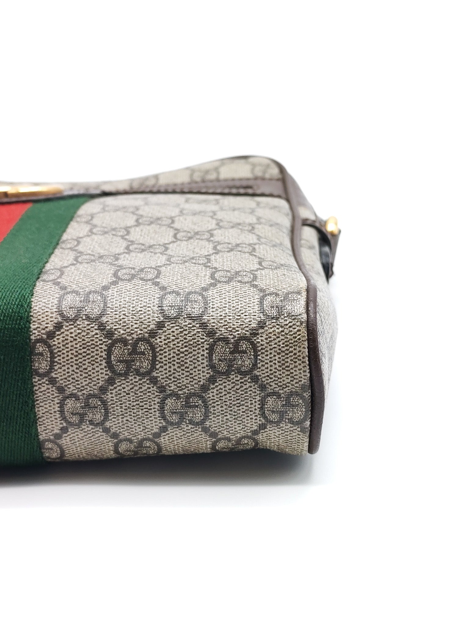 Ophidia Messenger Bag Small in GG Supreme Canvas & Gold Hardware