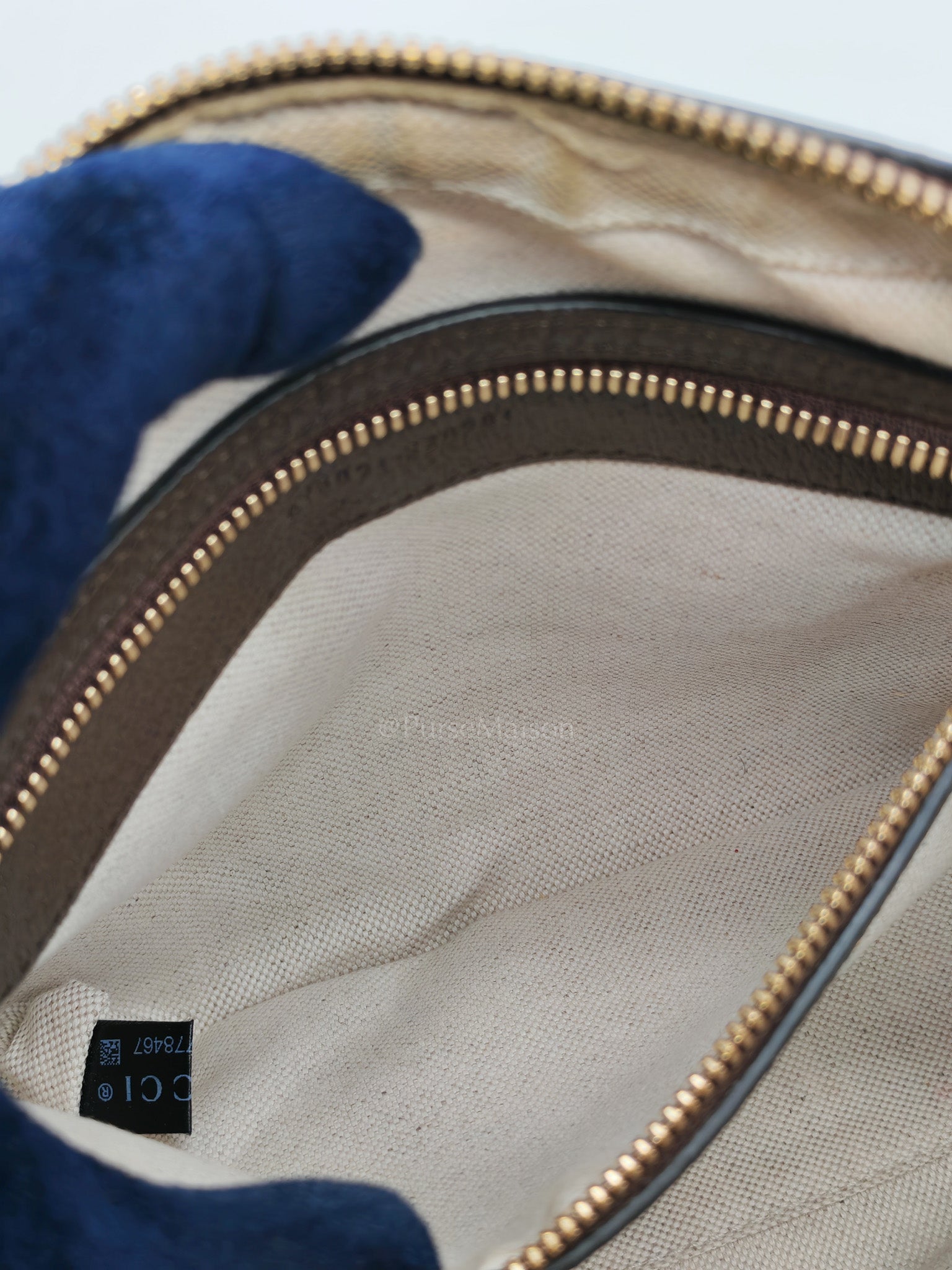 Messenger Bag in Ebony Jumbo GG Canvas | Purse Maison Luxury Bags Shop