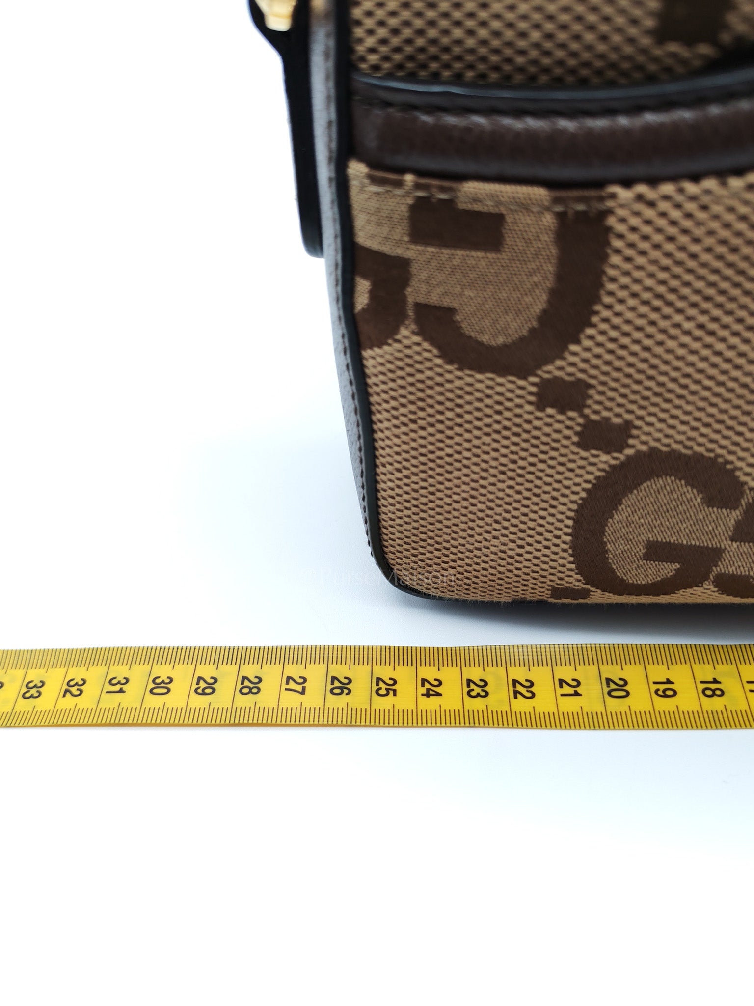 Messenger Bag in Ebony Jumbo GG Canvas | Purse Maison Luxury Bags Shop