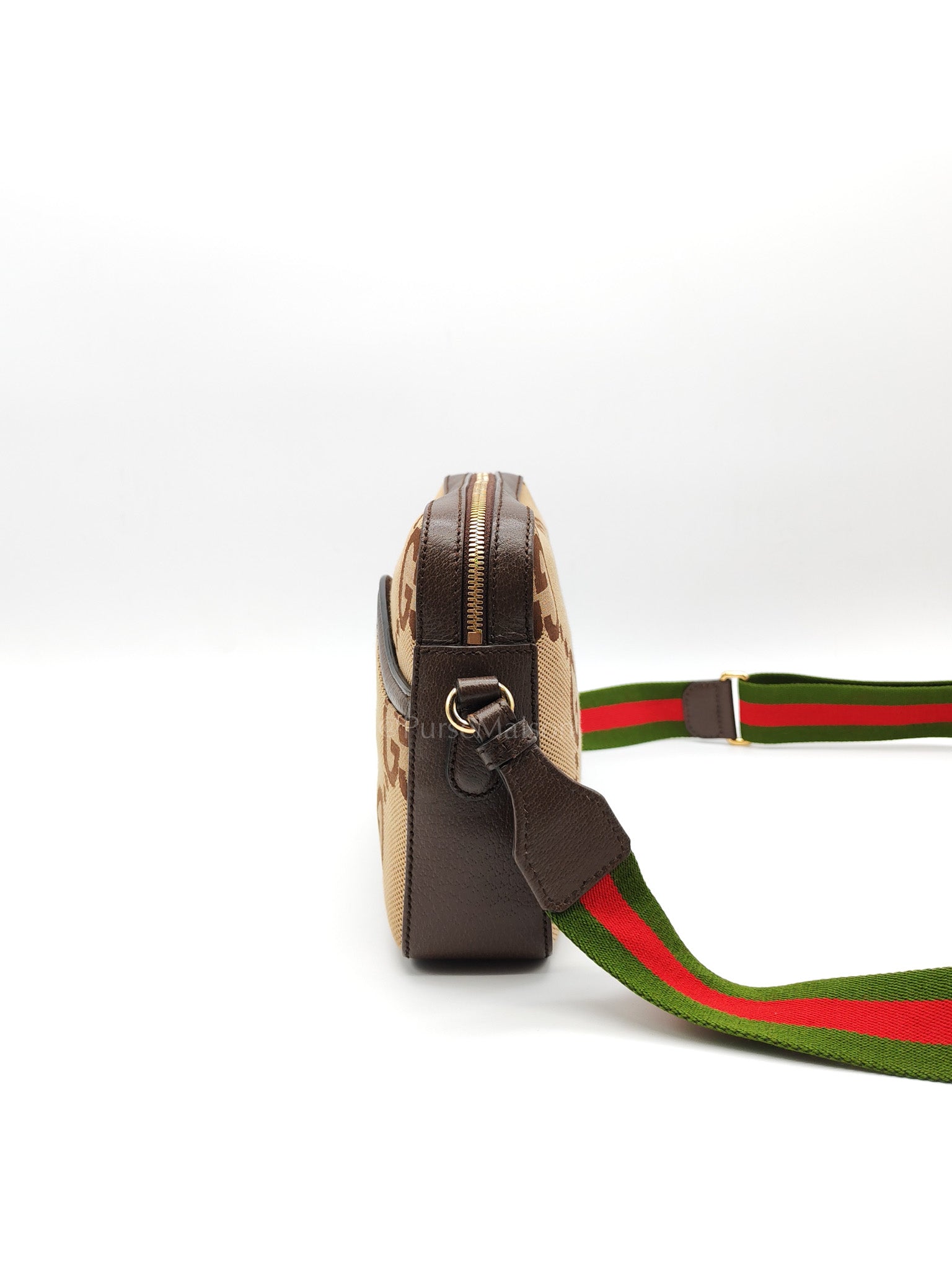 Messenger Bag in Ebony Jumbo GG Canvas | Purse Maison Luxury Bags Shop