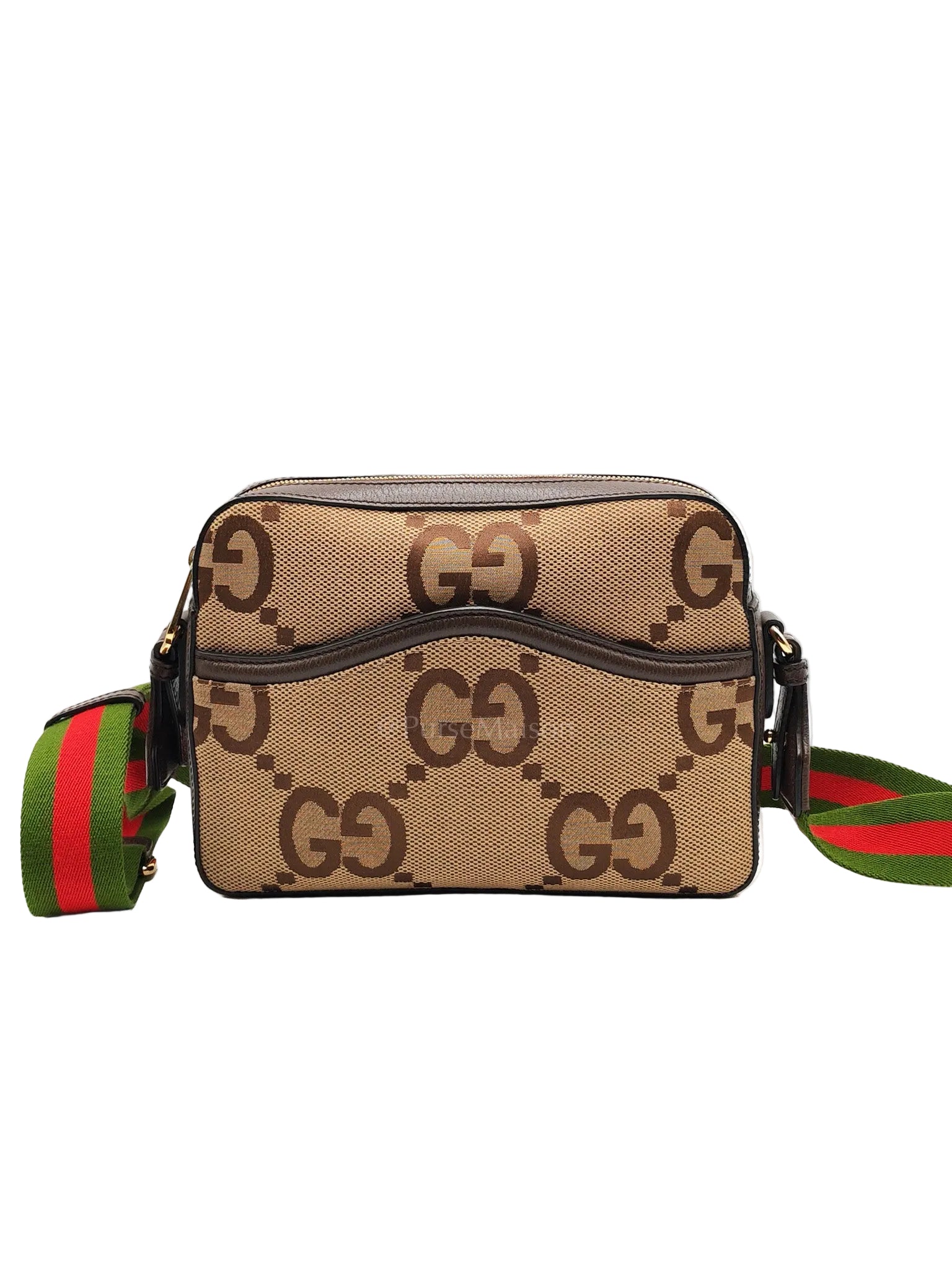 Messenger Bag in Ebony Jumbo GG Canvas | Purse Maison Luxury Bags Shop