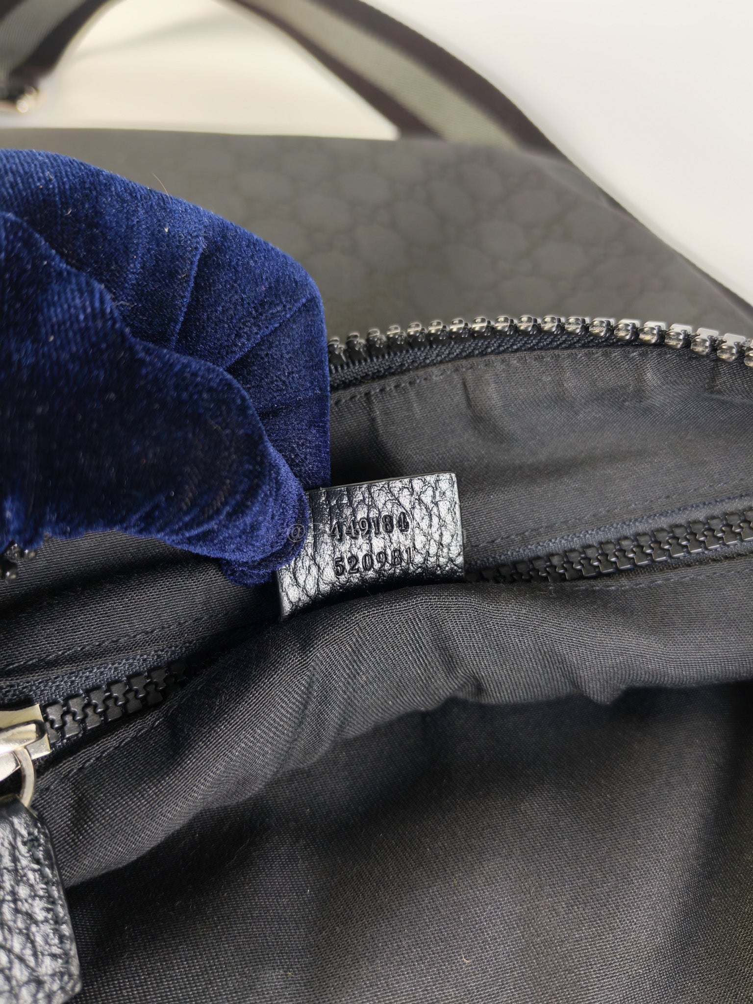 Messenger Bag in GG Guccissima Web Black Canvas | Purse Maison Luxury Bags Shop