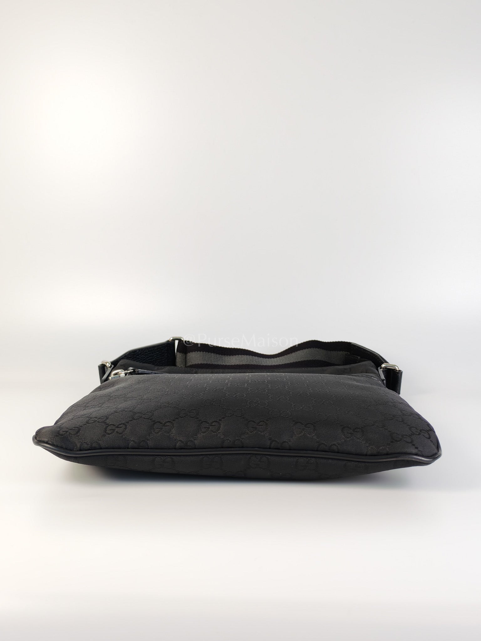 Messenger Bag in GG Guccissima Web Black Canvas | Purse Maison Luxury Bags Shop
