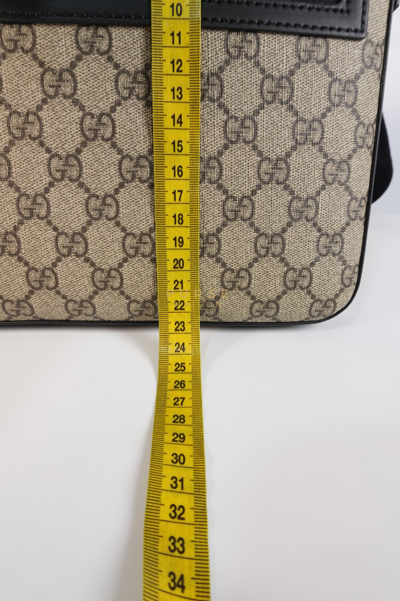 Messenger Bag in GG Supreme Canvas & Silver Hardware | Purse Maison Luxury Bags Shop