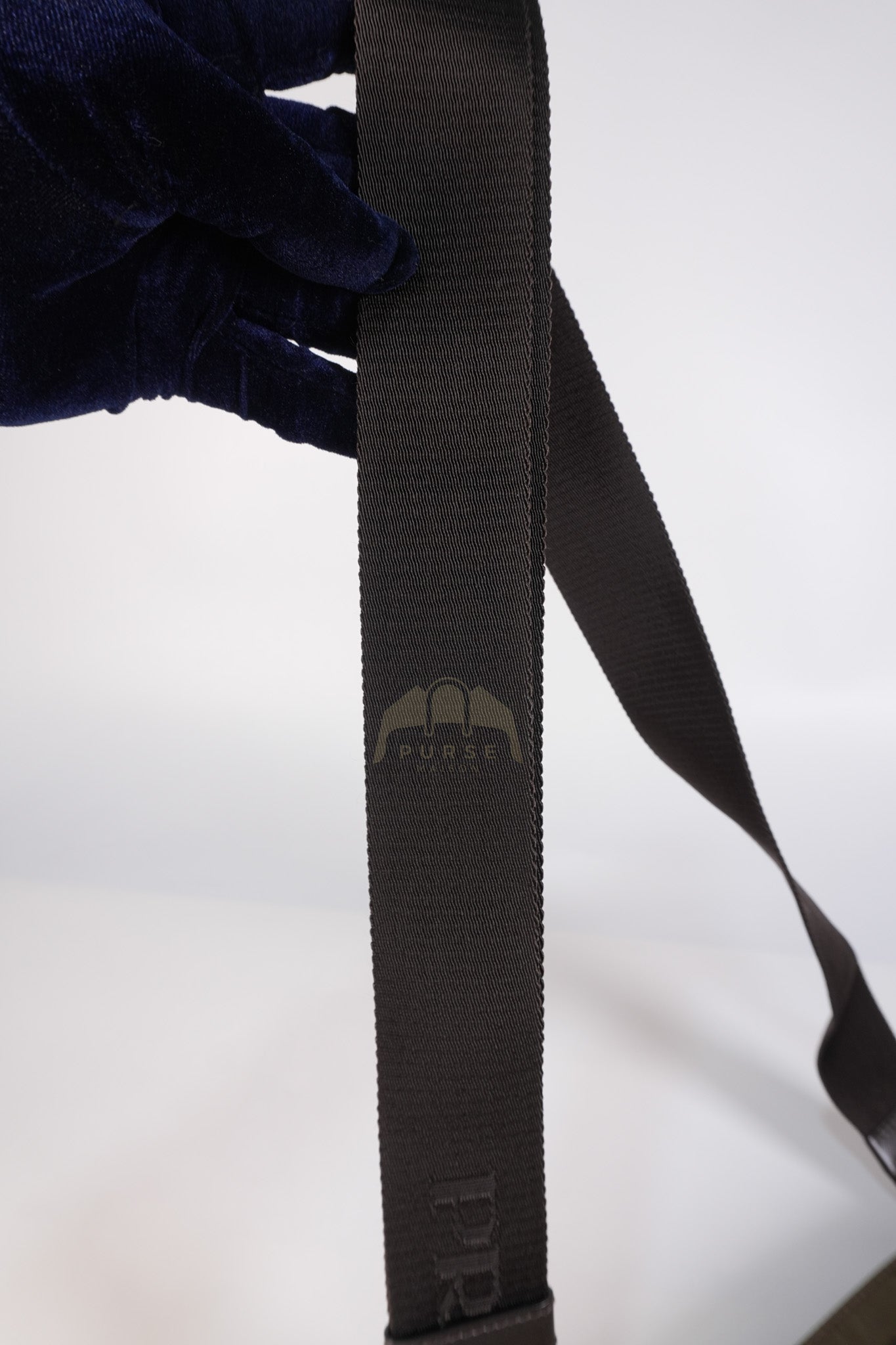 Messenger Bag in Olive Green Tessuto Nylon Canvas & Silver Hardware | Purse Maison Luxury Bags Shop