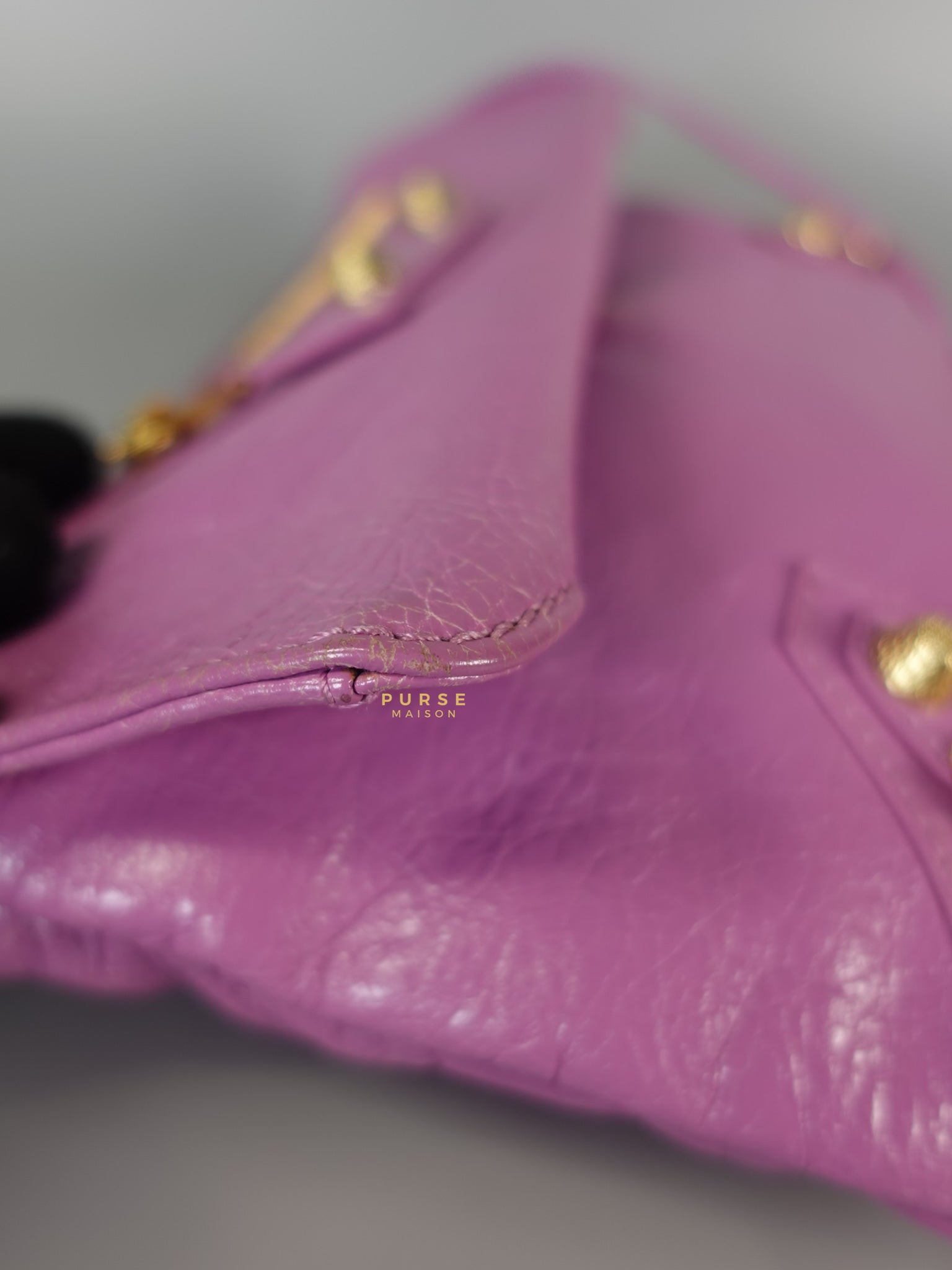 Metallic Edge Pink Envelope Sling Bag | Purse Maison Luxury Bags Shop