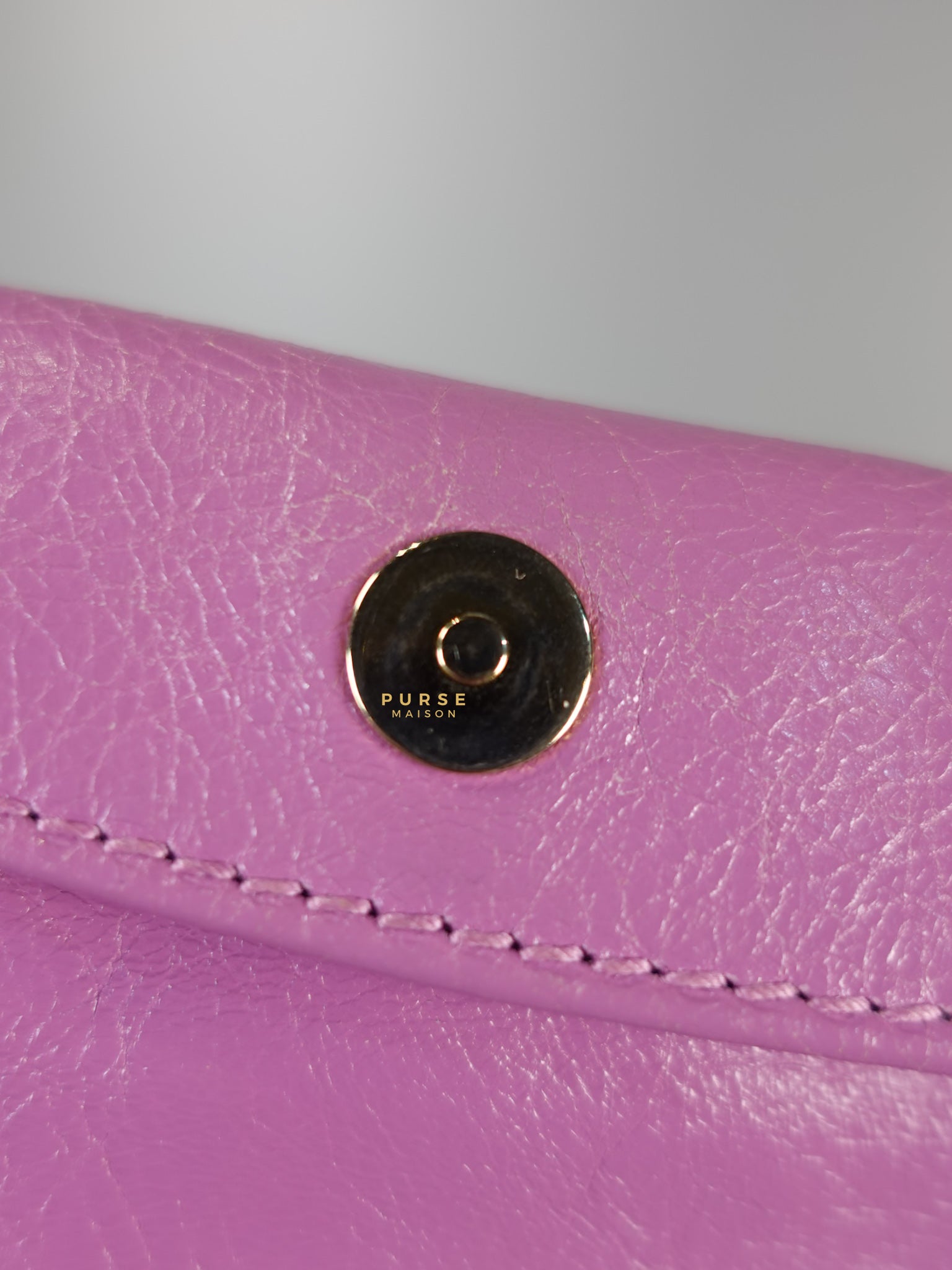 Metallic Edge Pink Envelope Sling Bag | Purse Maison Luxury Bags Shop
