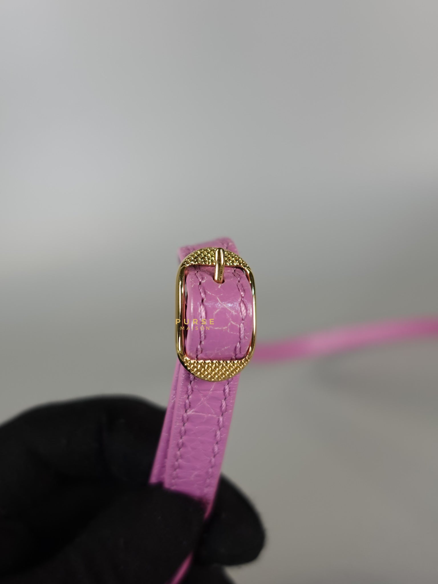 Metallic Edge Pink Envelope Sling Bag | Purse Maison Luxury Bags Shop