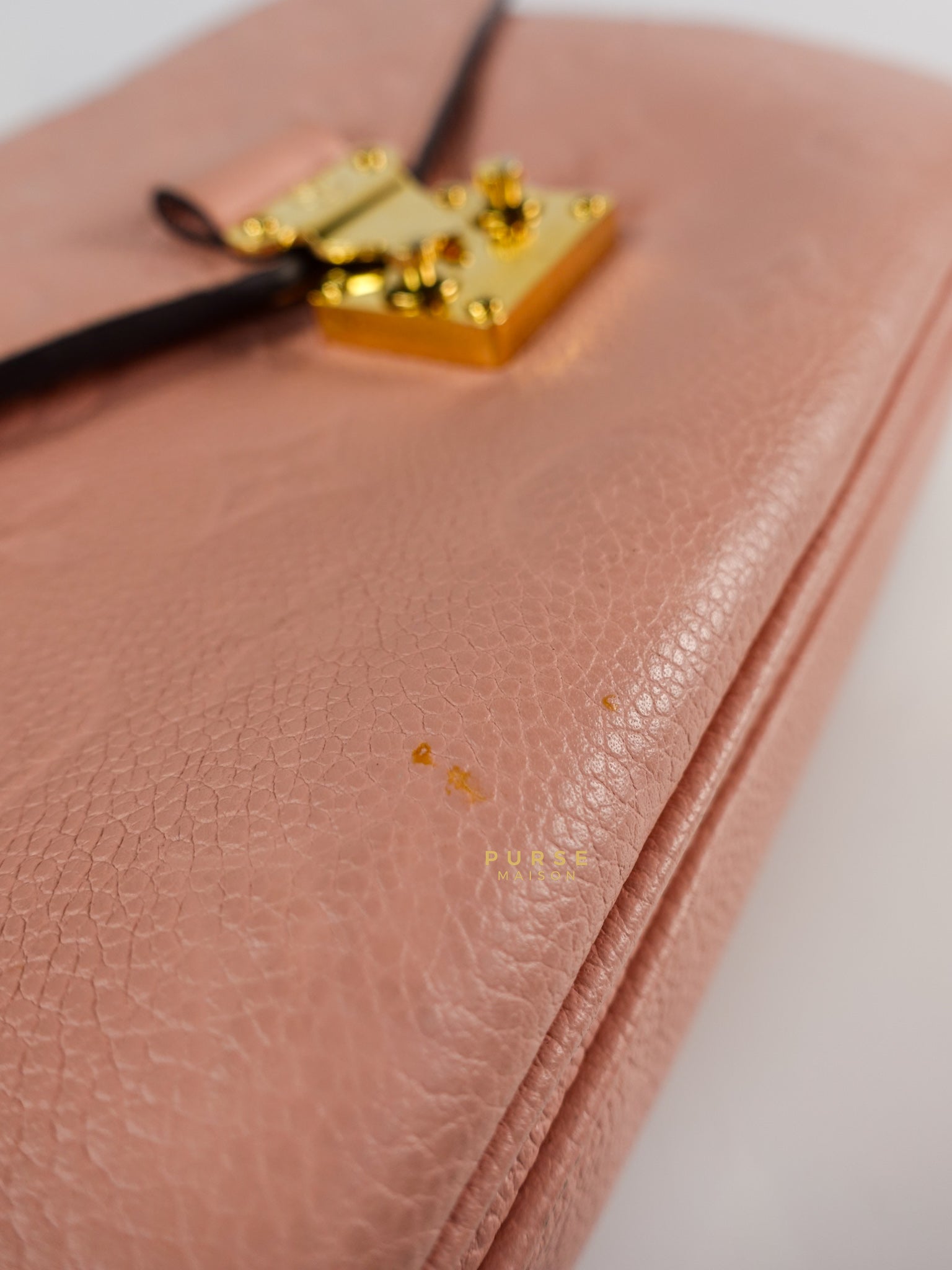 Metis in Rose Poudre Empreinte Monogram Canvas (Date Code: DU1177) | Purse Maison Luxury Bags Shop