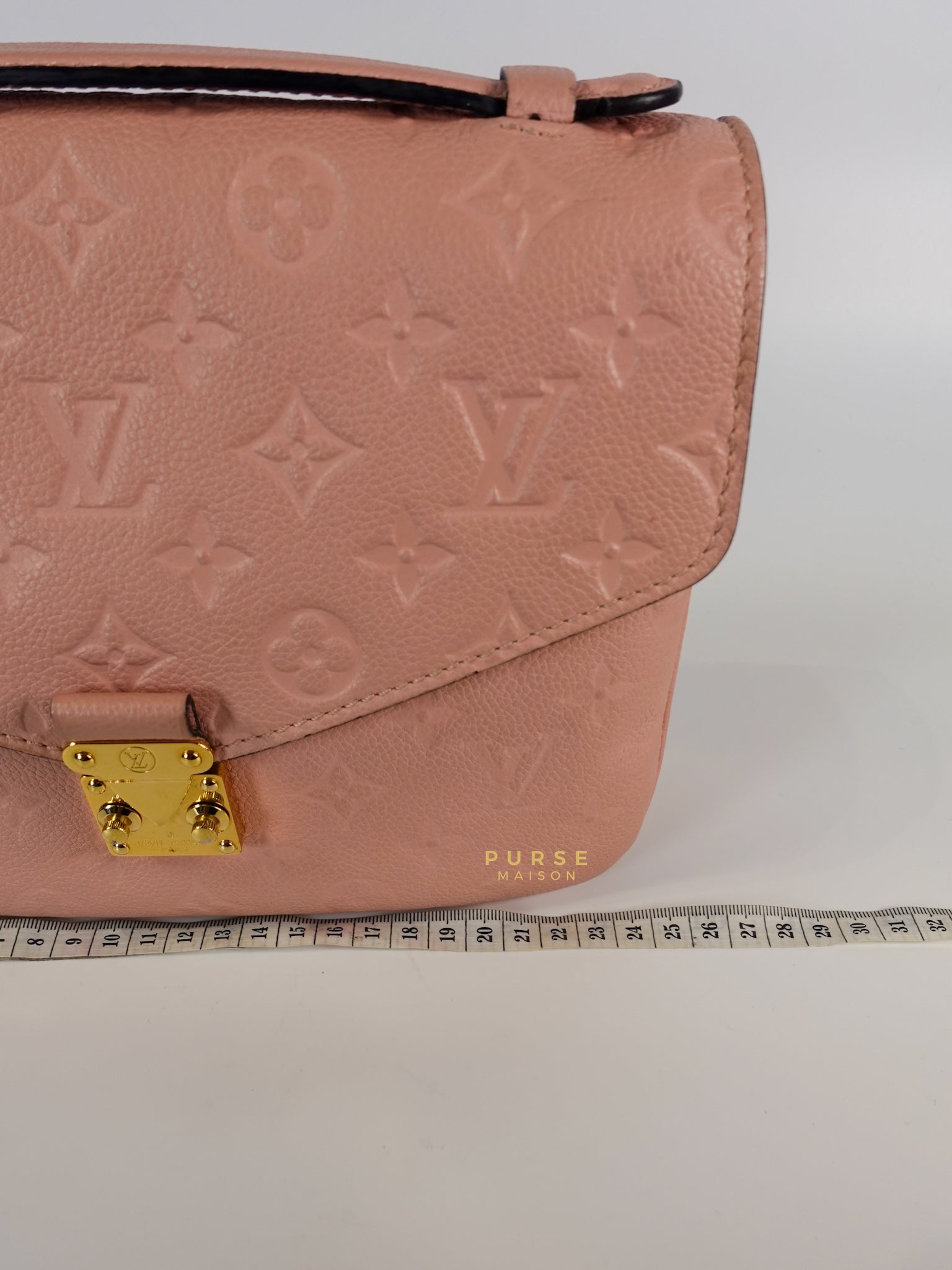 Metis in Rose Poudre Empreinte Monogram Canvas (Date Code: DU1177) | Purse Maison Luxury Bags Shop