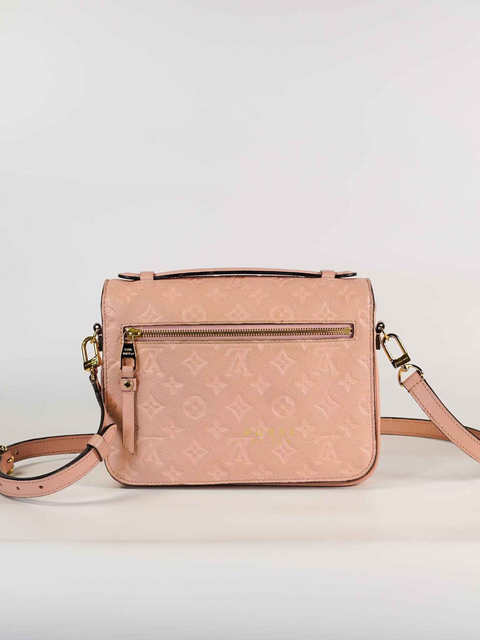 Metis in Rose Poudre Empreinte Monogram Canvas (Date Code: DU1177) | Purse Maison Luxury Bags Shop