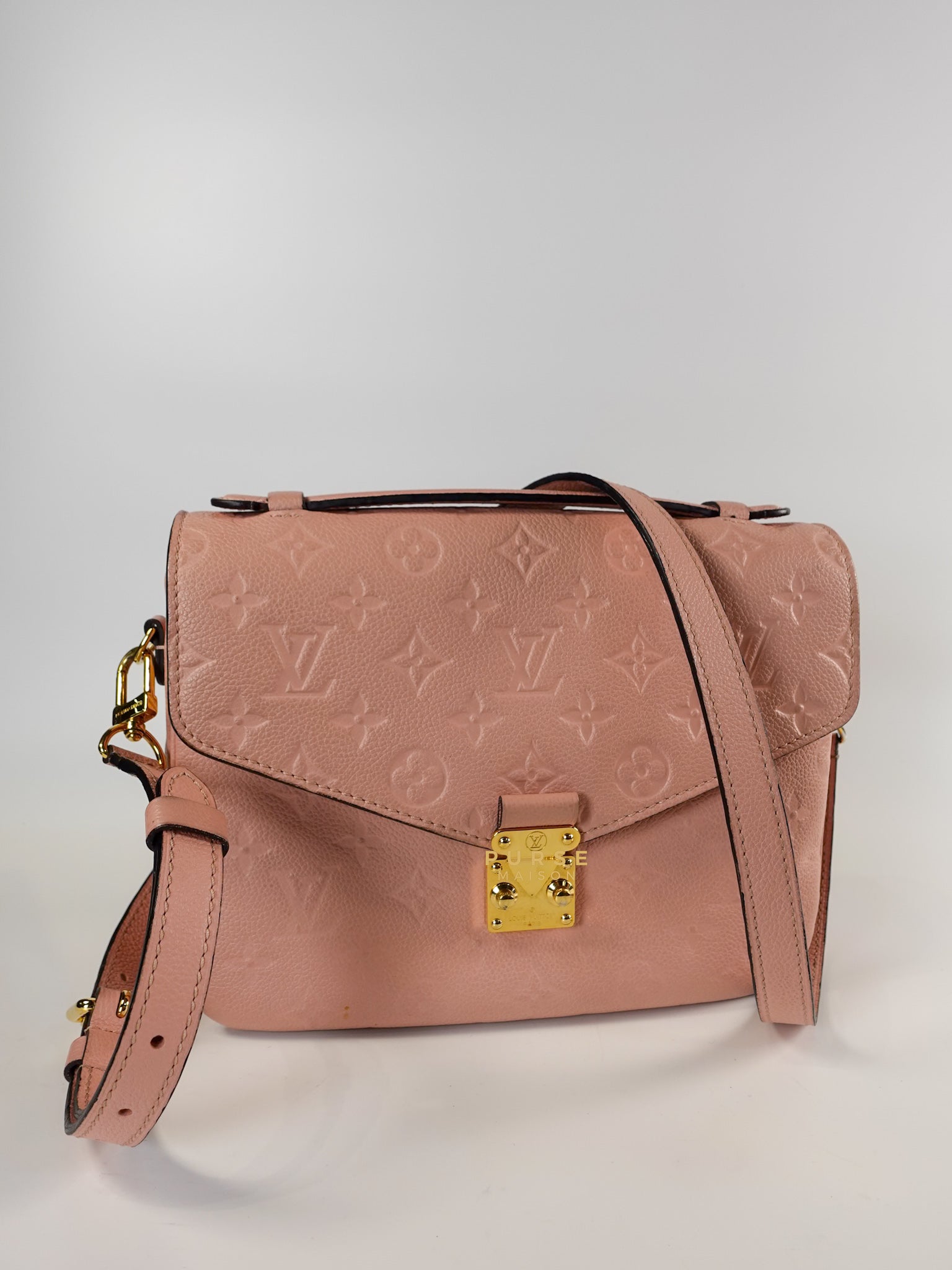 Metis in Rose Poudre Empreinte Monogram Canvas (Date Code: DU1177) | Purse Maison Luxury Bags Shop