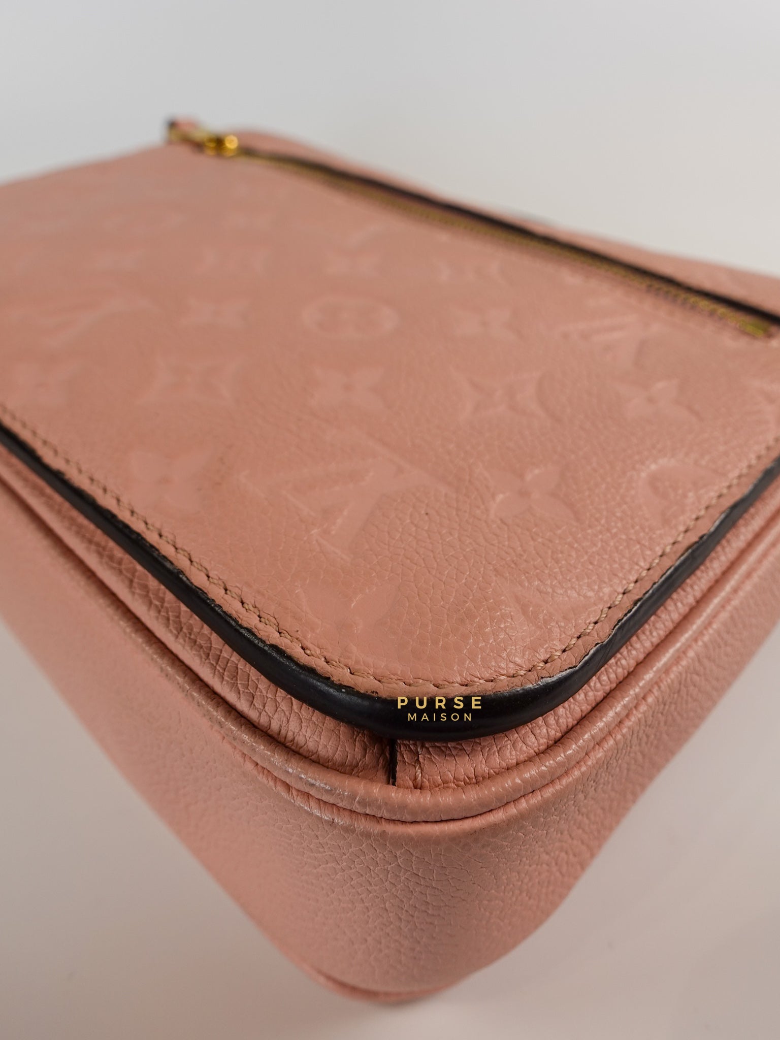 Metis in Rose Poudre Empreinte Monogram Canvas (Date Code: DU1177) | Purse Maison Luxury Bags Shop