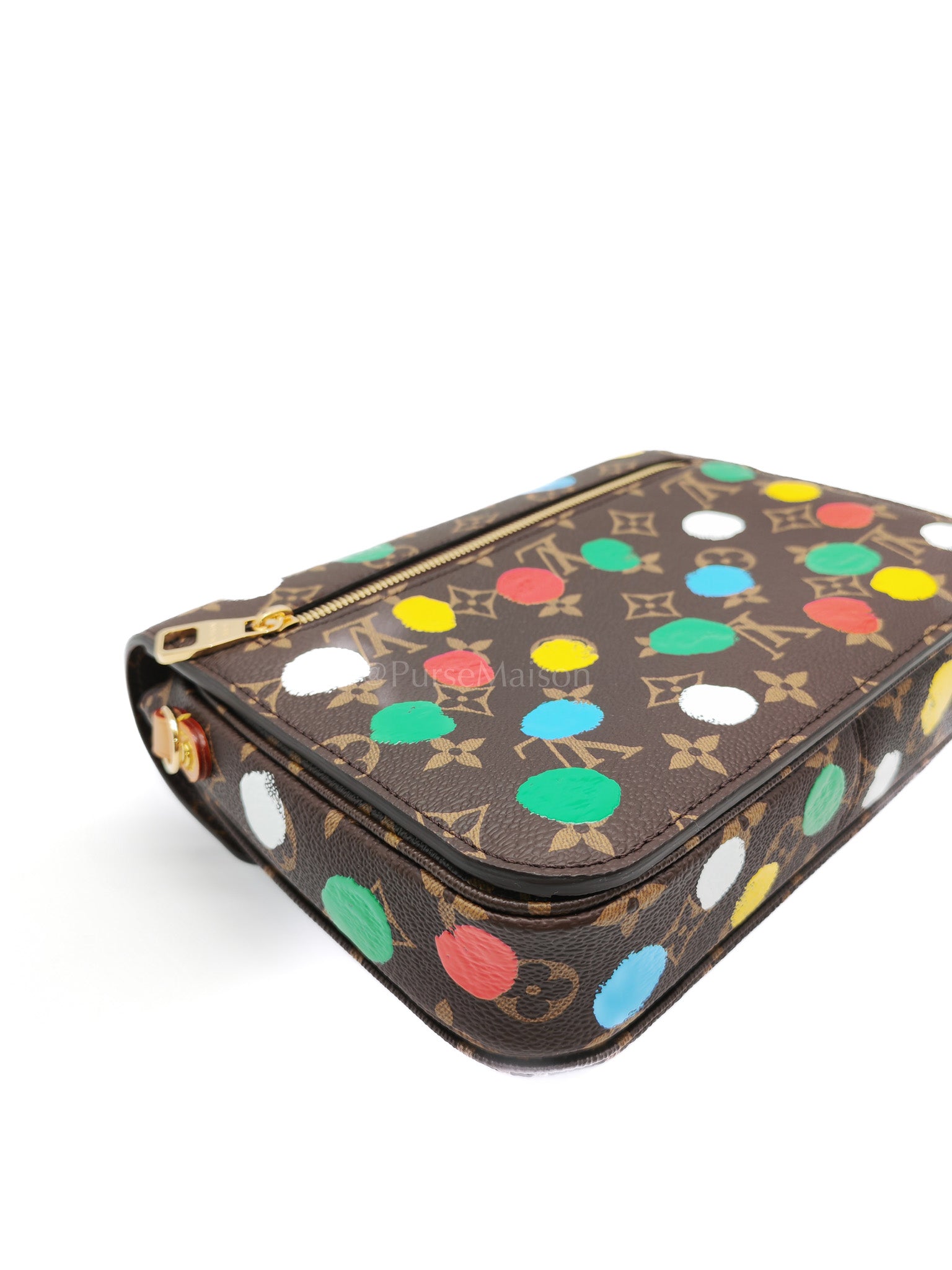 Metis Yayoi Kusama in Monogram Canvas Crossbody Bag (Microchip) | Purse Maison Luxury Bags Shop