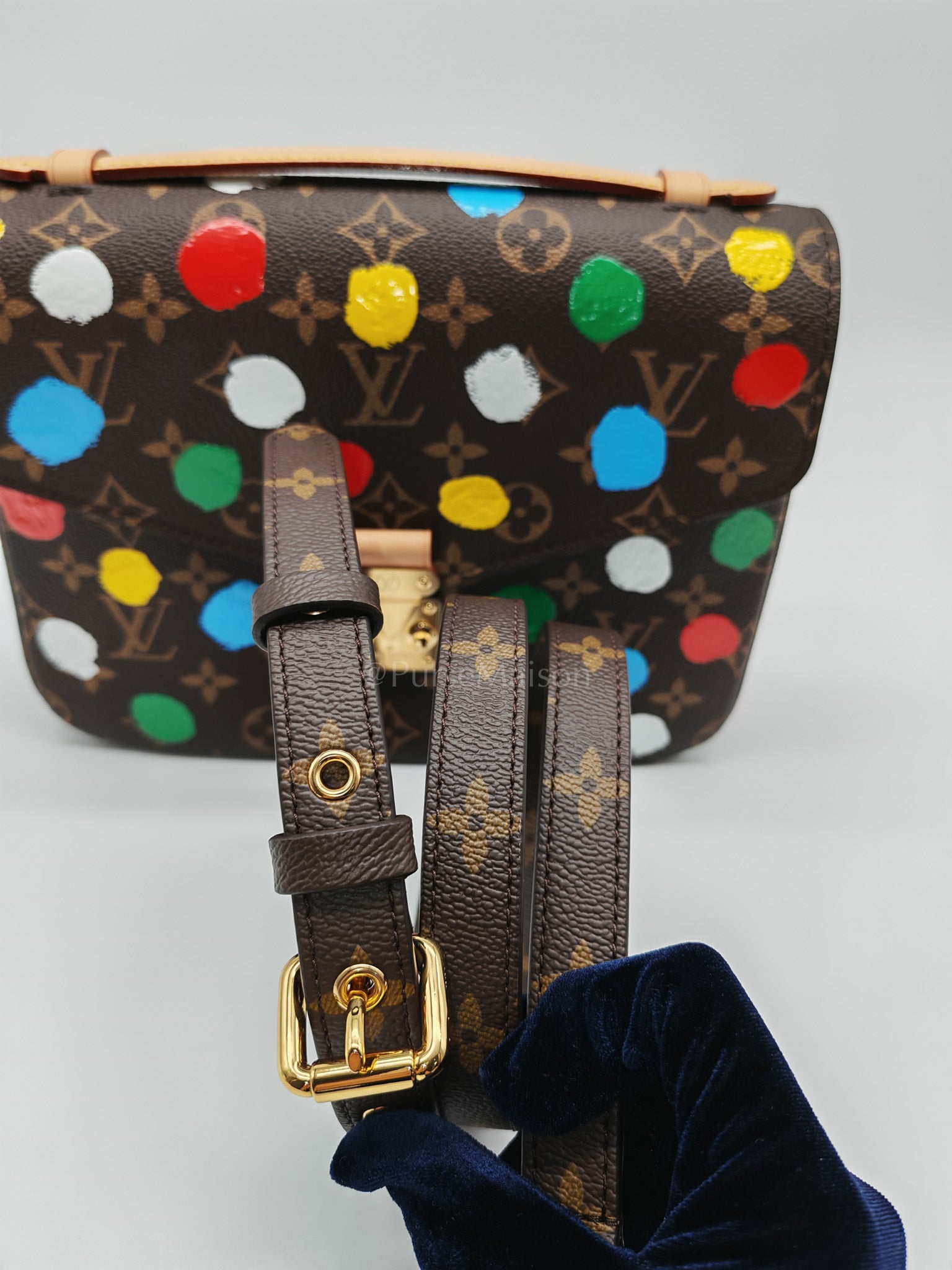 Metis Yayoi Kusama in Monogram Canvas Crossbody Bag (Microchip) | Purse Maison Luxury Bags Shop