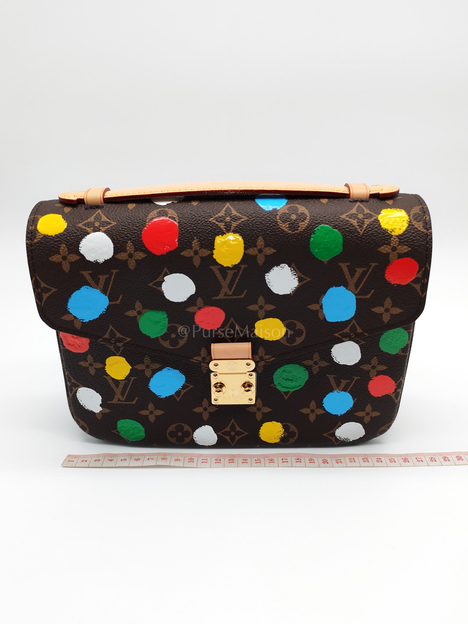 Metis Yayoi Kusama in Monogram Canvas Crossbody Bag (Microchip) | Purse Maison Luxury Bags Shop