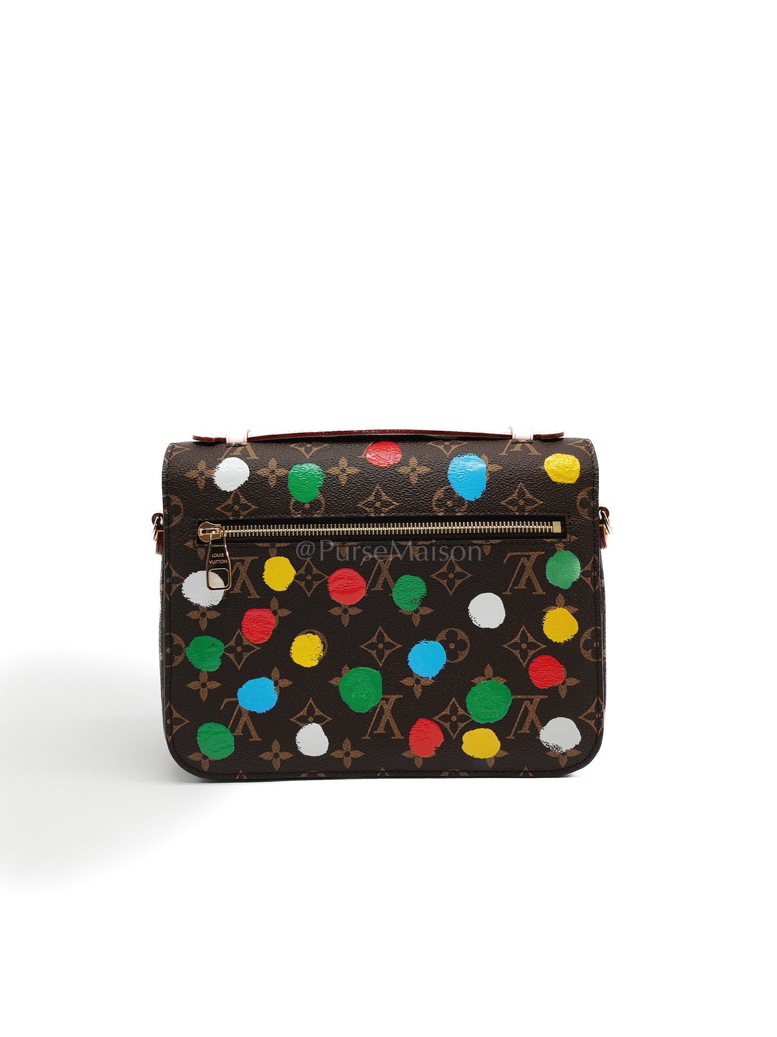 Metis Yayoi Kusama in Monogram Canvas Crossbody Bag (Microchip) | Purse Maison Luxury Bags Shop