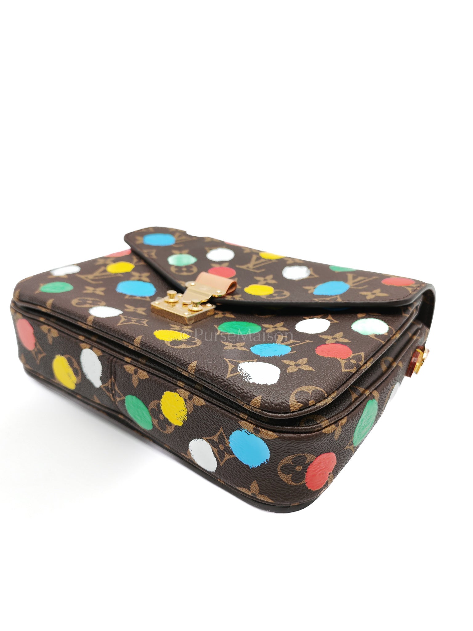 Metis Yayoi Kusama in Monogram Canvas Crossbody Bag (Microchip) | Purse Maison Luxury Bags Shop